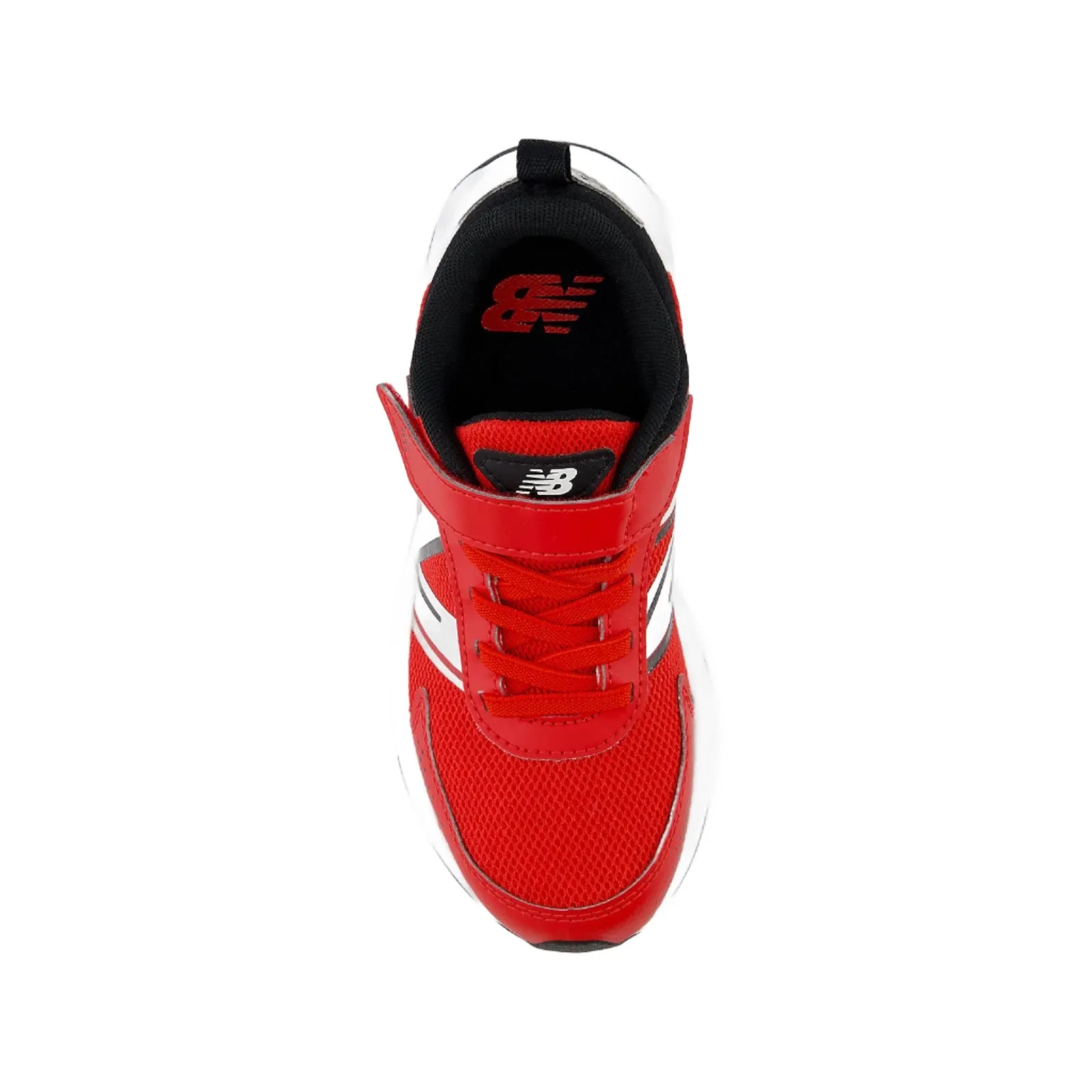 Kid's Dynasoft 545 Bungee Lace with Top Strap True Red/Black (10.5c-3Y) 8053 Arc Crazy Horse Leather Casual Shoes
