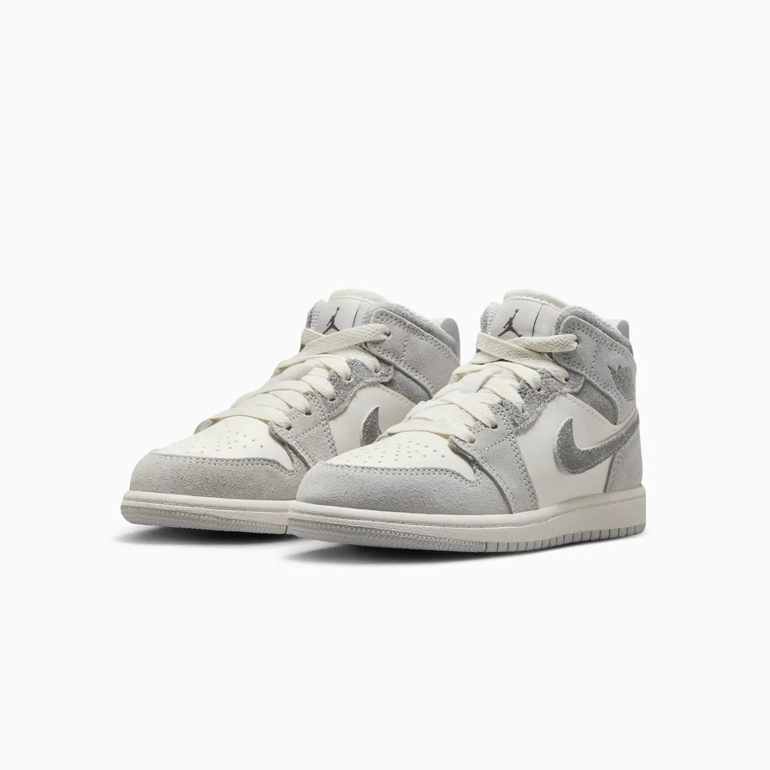 Best Waterproof Sneakers For Travel Kid's Jordan 1 Mid SE "Neutral Grey" Pre School