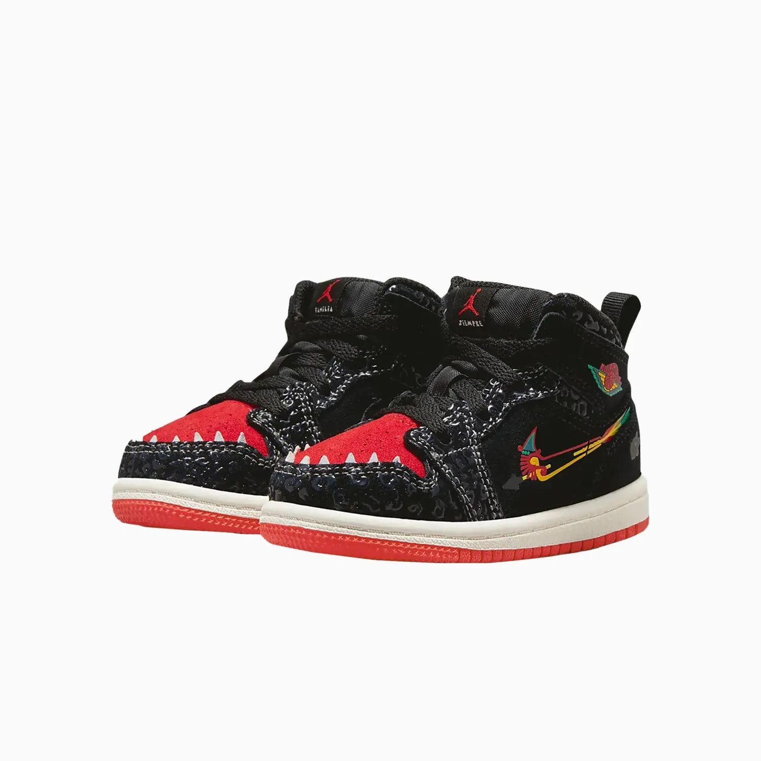 Kid's Jordan 1 Mid SE "Siempre Familia" Toddlers Lightest Sneakers