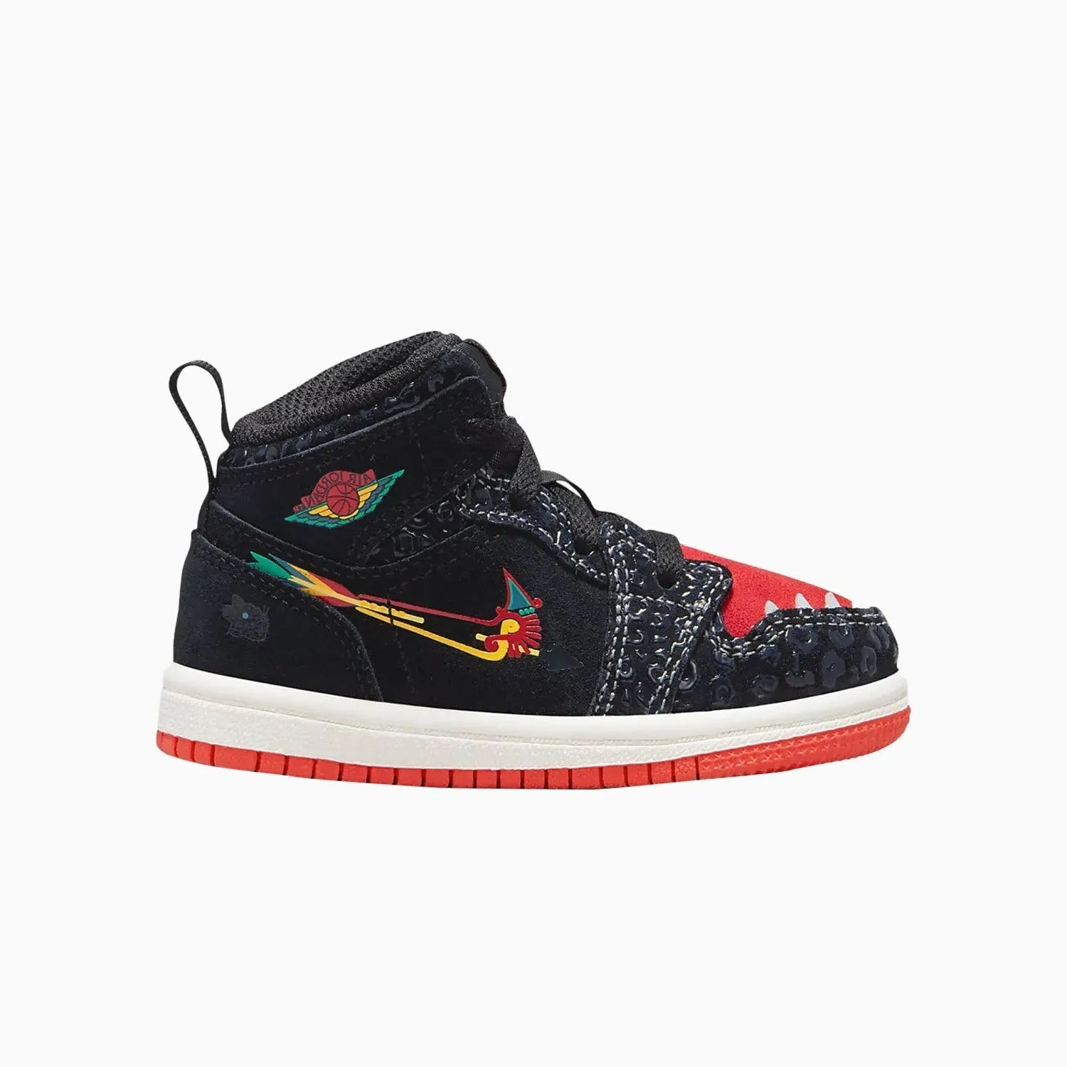 Off High Top Sneakers Kid's Jordan 1 Mid SE "Siempre Familia" Toddlers