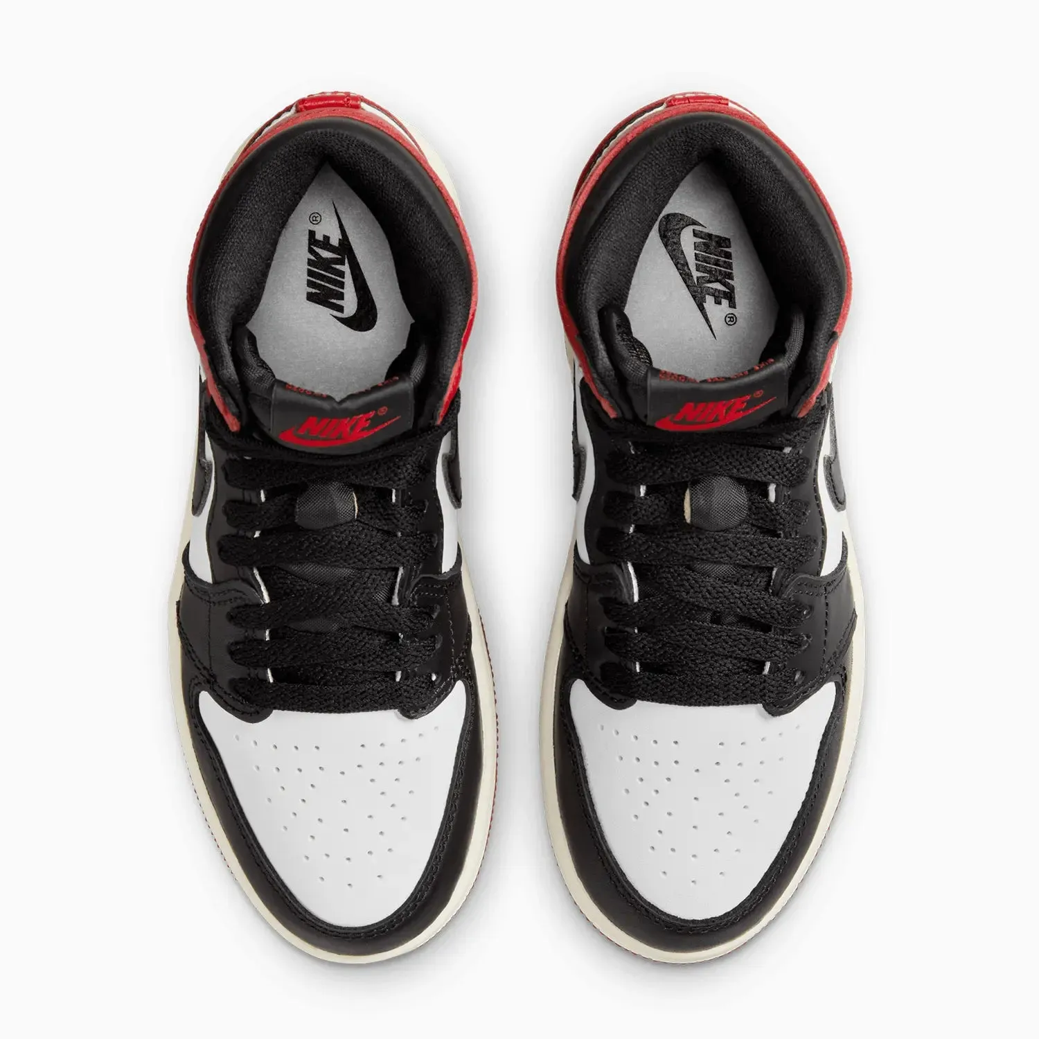 Kid's Jordan 1 Retro High OG "Black Toe Reimagined" Pre School Clearance Sneakers