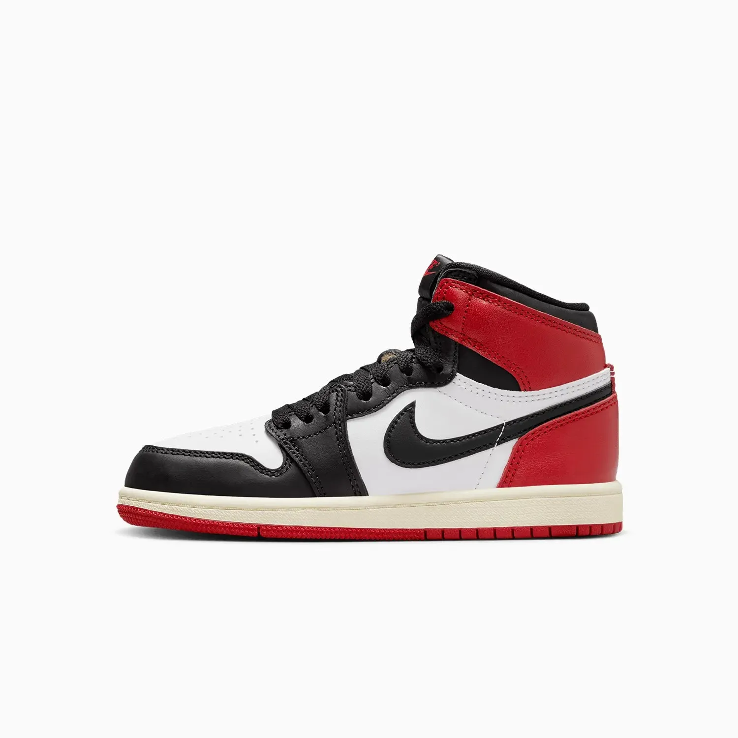 Kid's Jordan 1 Retro High OG "Black Toe Reimagined" Pre School Sneakers In Dryer