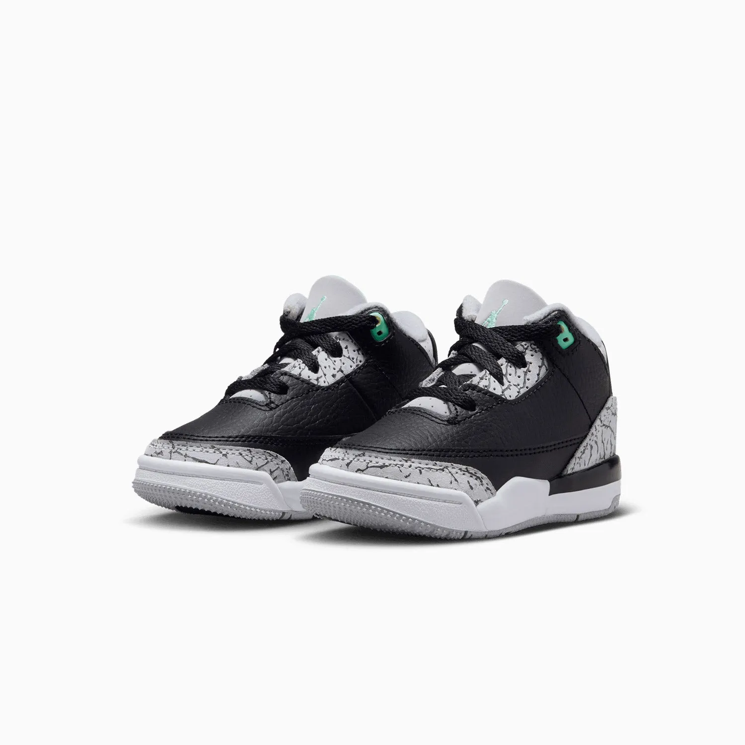 Kid's Jordan 3 Retro "Green Glow" Toddlers Sneakers Stylish