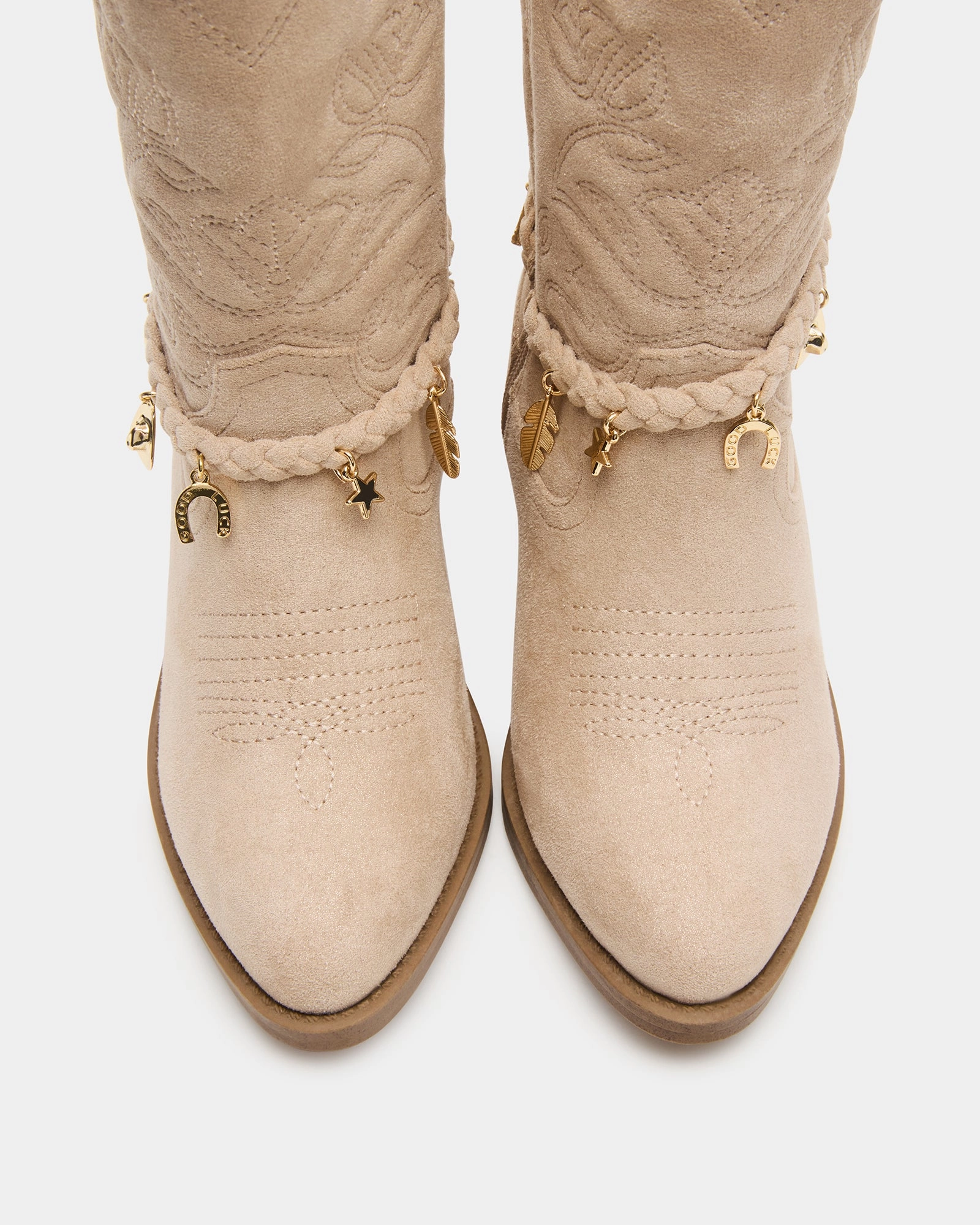 KIDS' LEANA SAND Suede Platform Boots