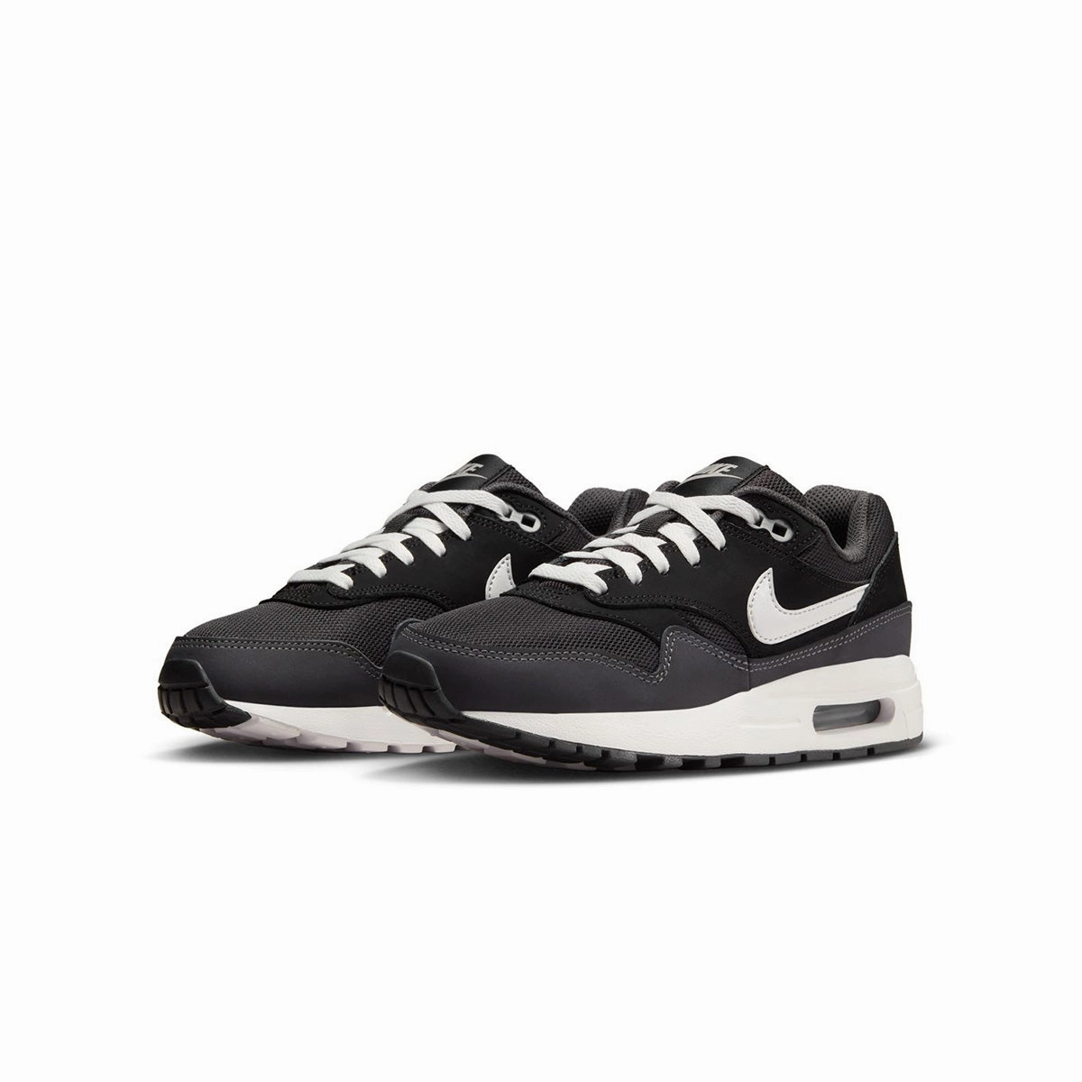 Kids Air Max 1 'Black Anthracite' Nike Flyknit Basketball Shoes