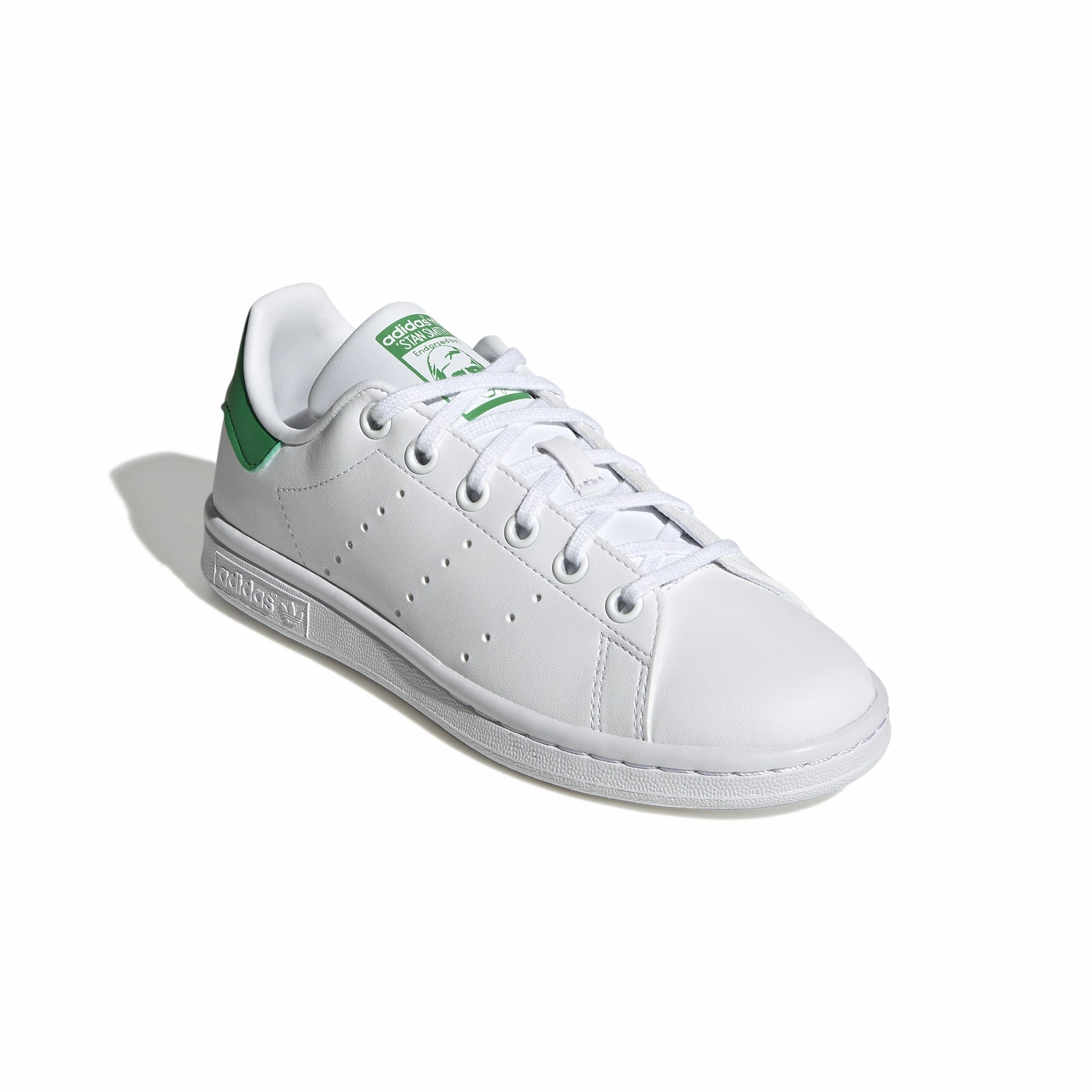 Kids Stan Smith 'White Green' Amazon Adidas Shoes