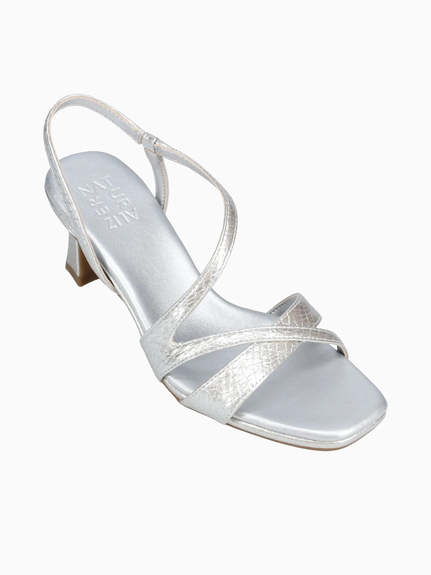 Kieran Silver Open Back Casual Shoes