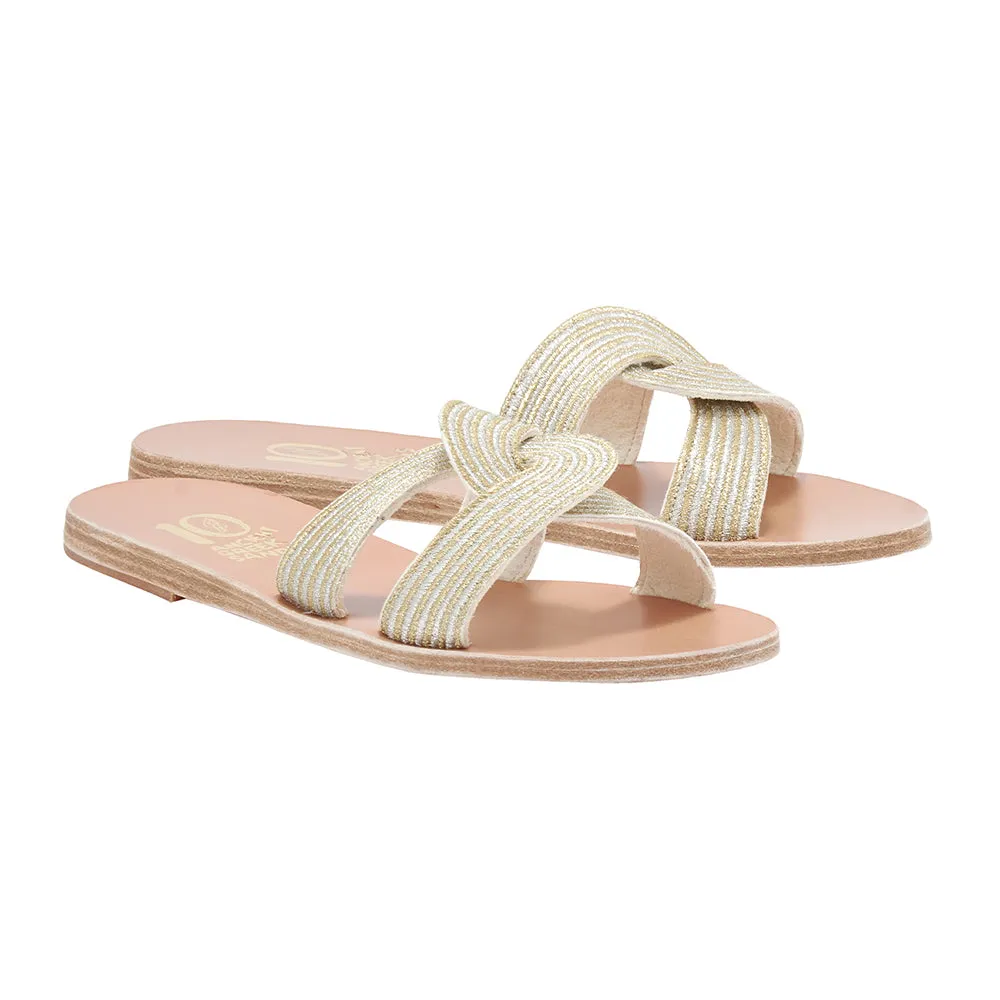 Kore Of Berlin Metallic Mix Orson Bloom Sandals