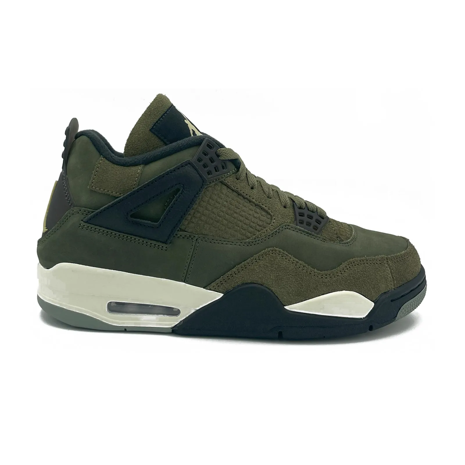 Balenciaga Bouncer Sneakers Air Jordan 4, Retro SE Craft Olive