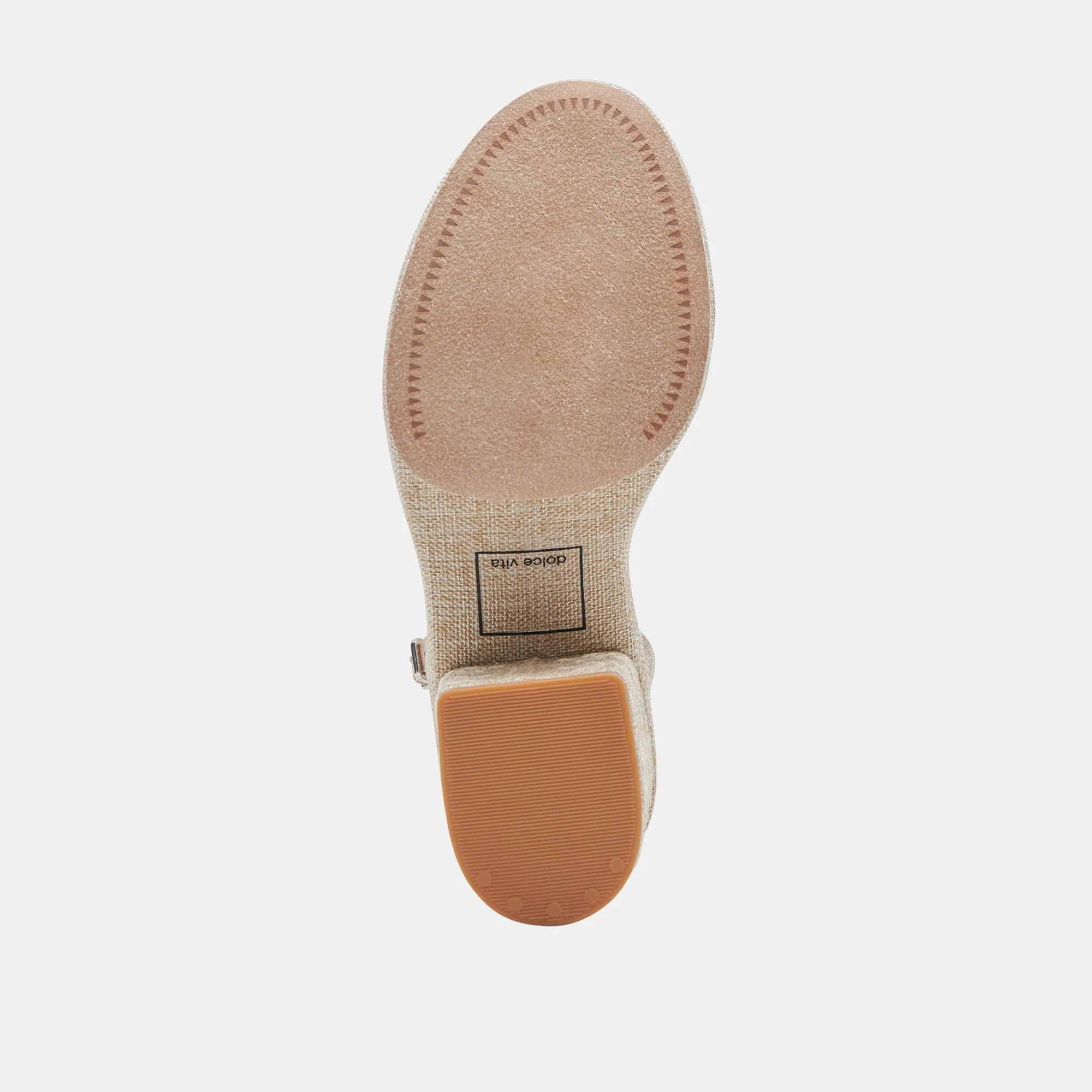 LAISHA HEELS ALMOND FLORAL EYELET Ava Addams Heels