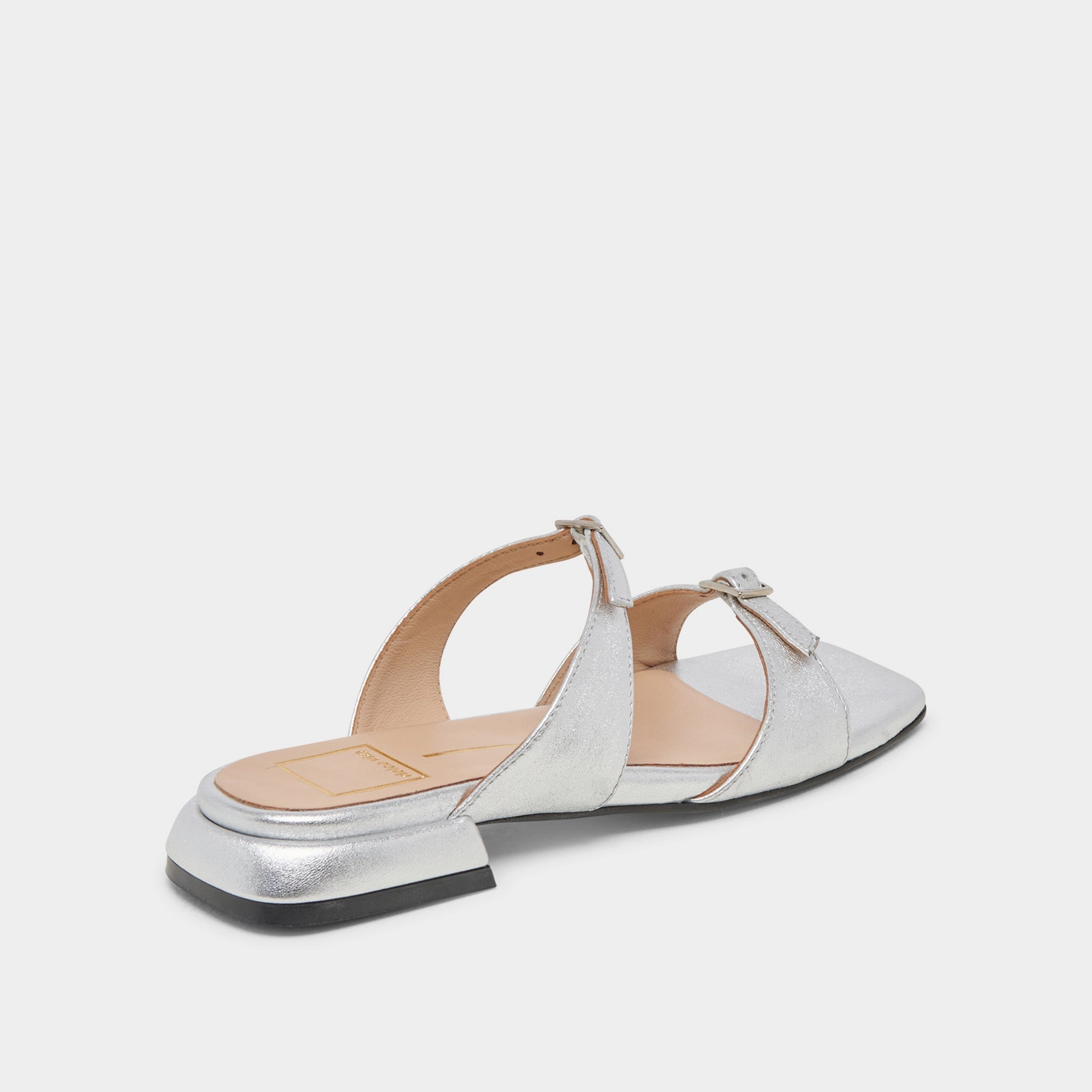 LAVERN SANDALS SILVER METALLIC LEATHER Casual Shoes Photos