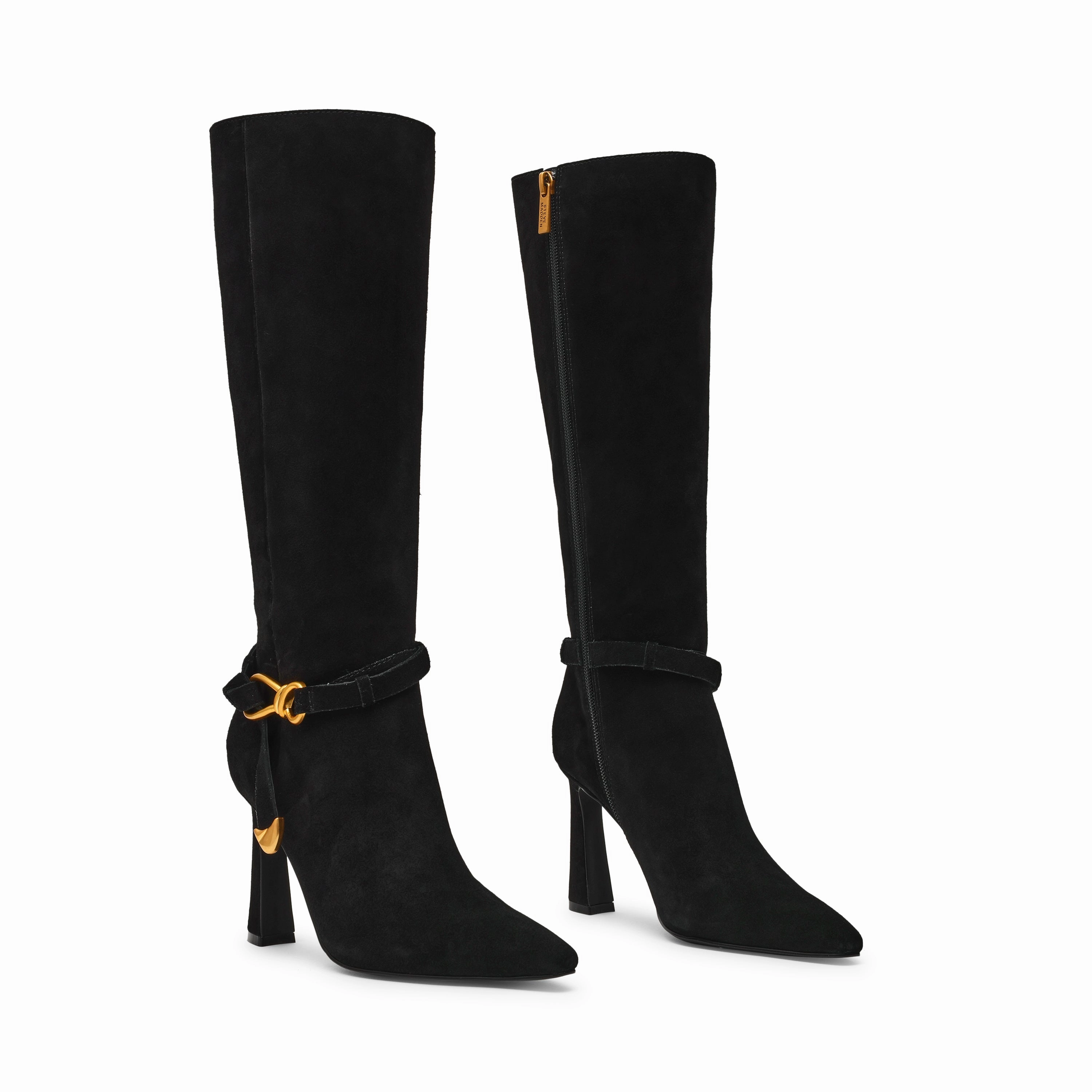 Lightweight Military Boots Sirrens Boot BLACK SUED