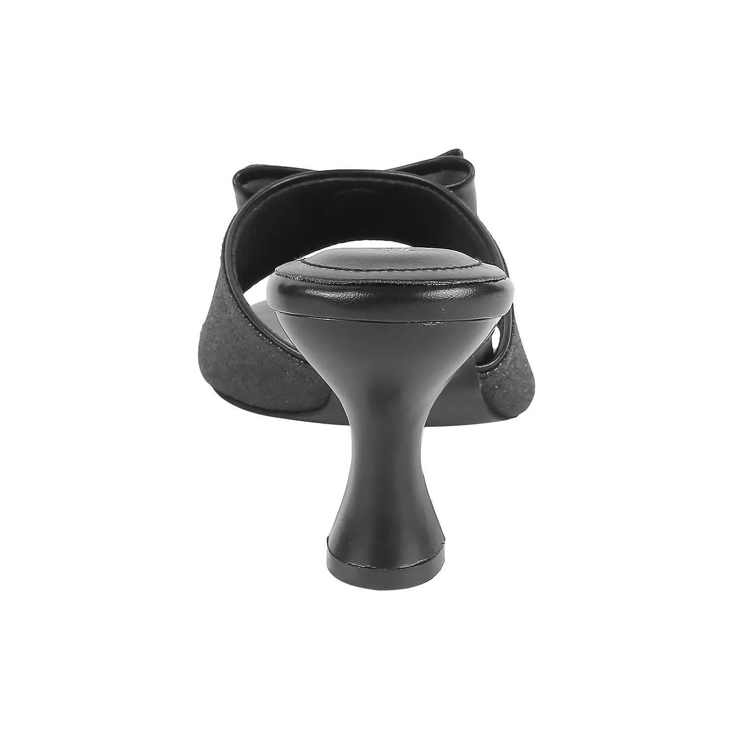 The Gamos Black Women's Dress Heel Sandals Tresmode Peep Toe Wedge Heel Sandals