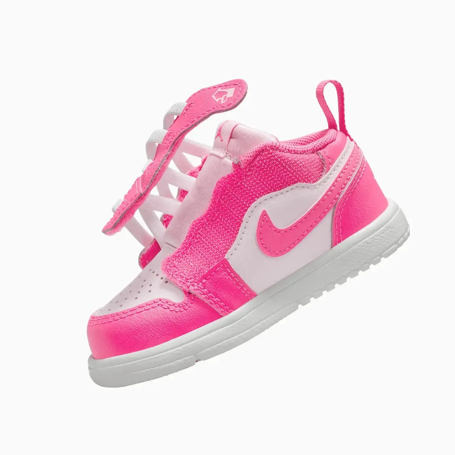 She Wears High Heels I Wear Sneakers Kid's Air Jordan 1 Low Alt "Hyper Pink" Toddlers