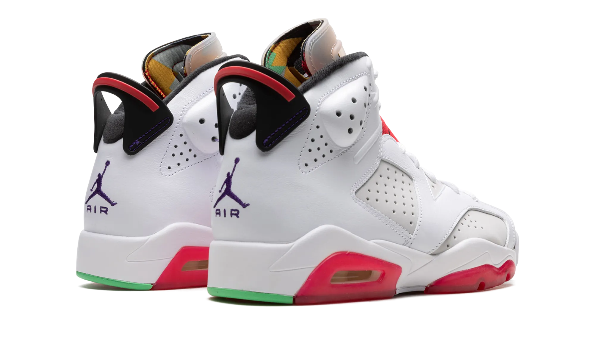 Air Jordan 6 Retro "Hare" Grandprø Rally Laser Cut Sneakers