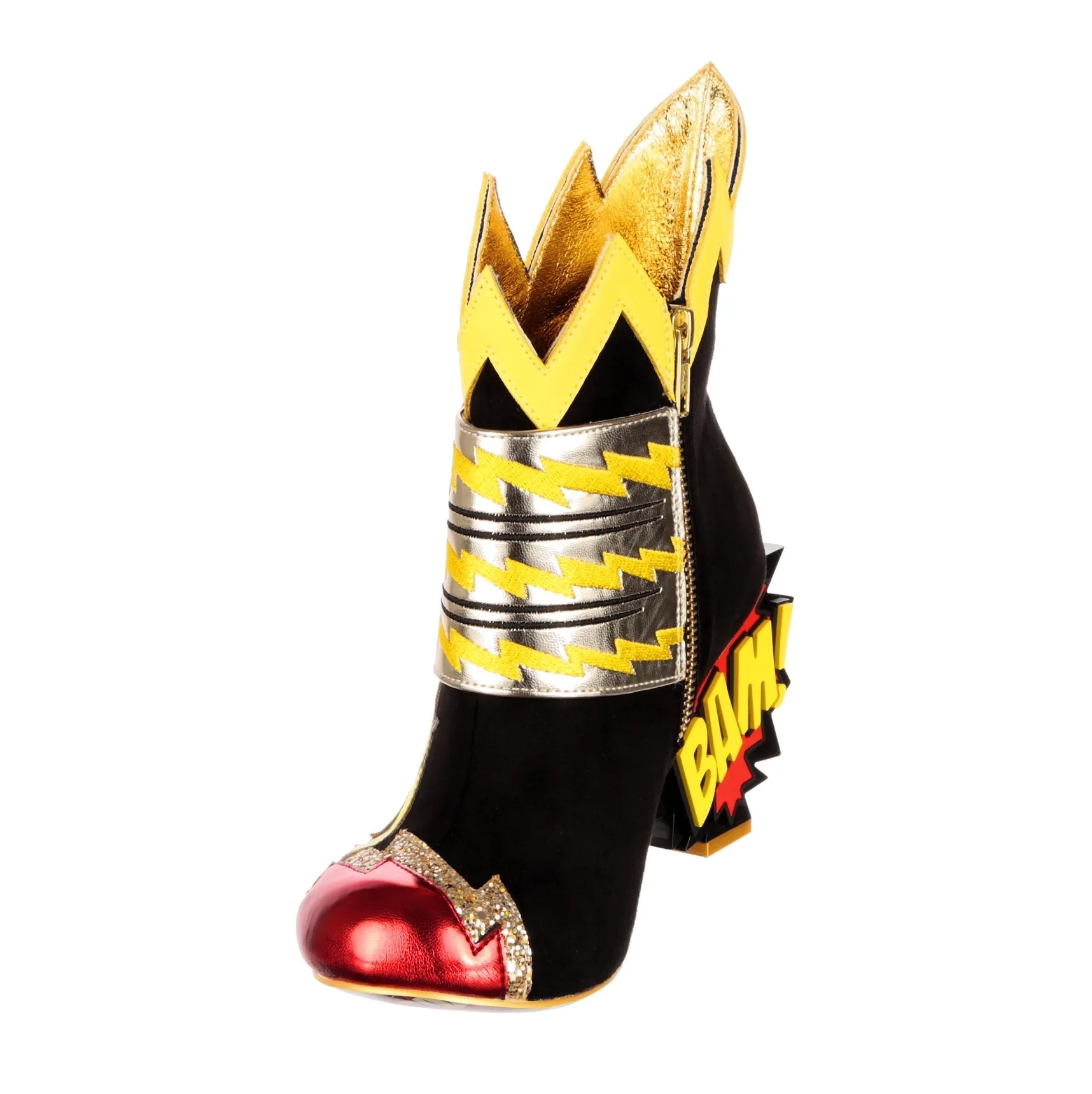 Chasing Justice Low Ankle Boots With Heel