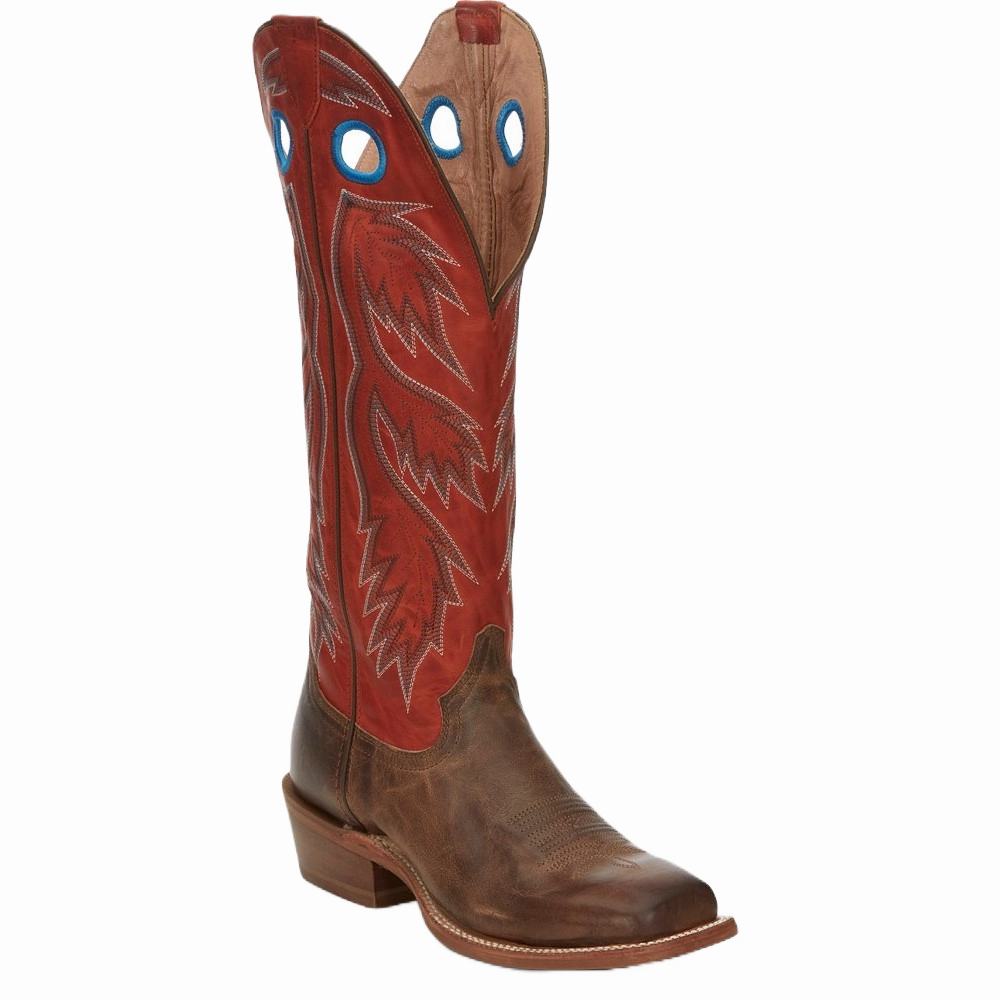 Tony Lama Men's Western Colburn Boot SA2000 Brown Suede Cowgirl Boots