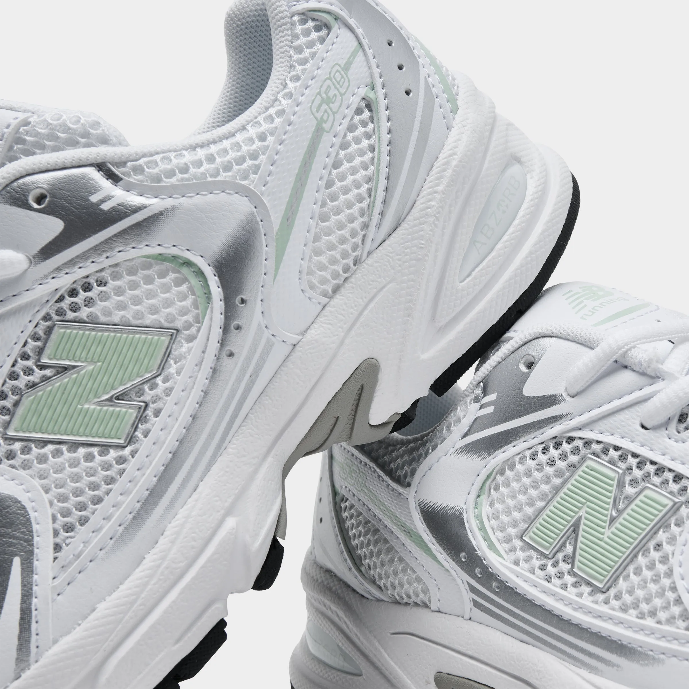 New Balance Juniors' 530 White / Silver Chunky New Balance Shoes