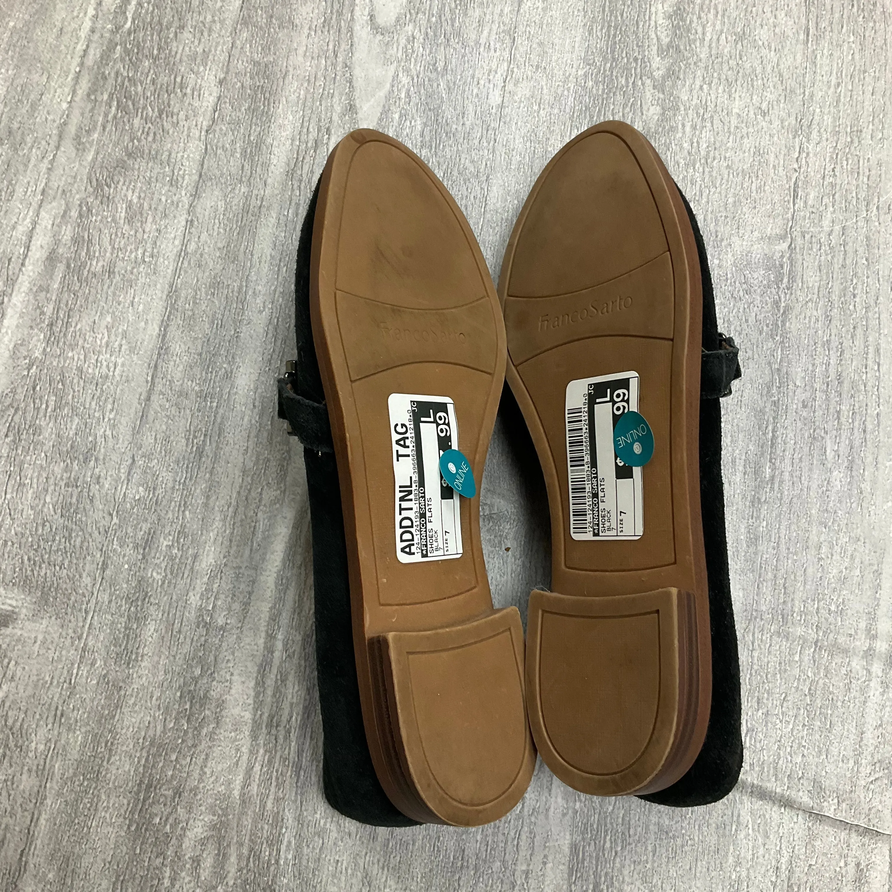 Shoes Flats By Franco Sarto In Black, Size: 7 Forever Comfort Shoes Flats