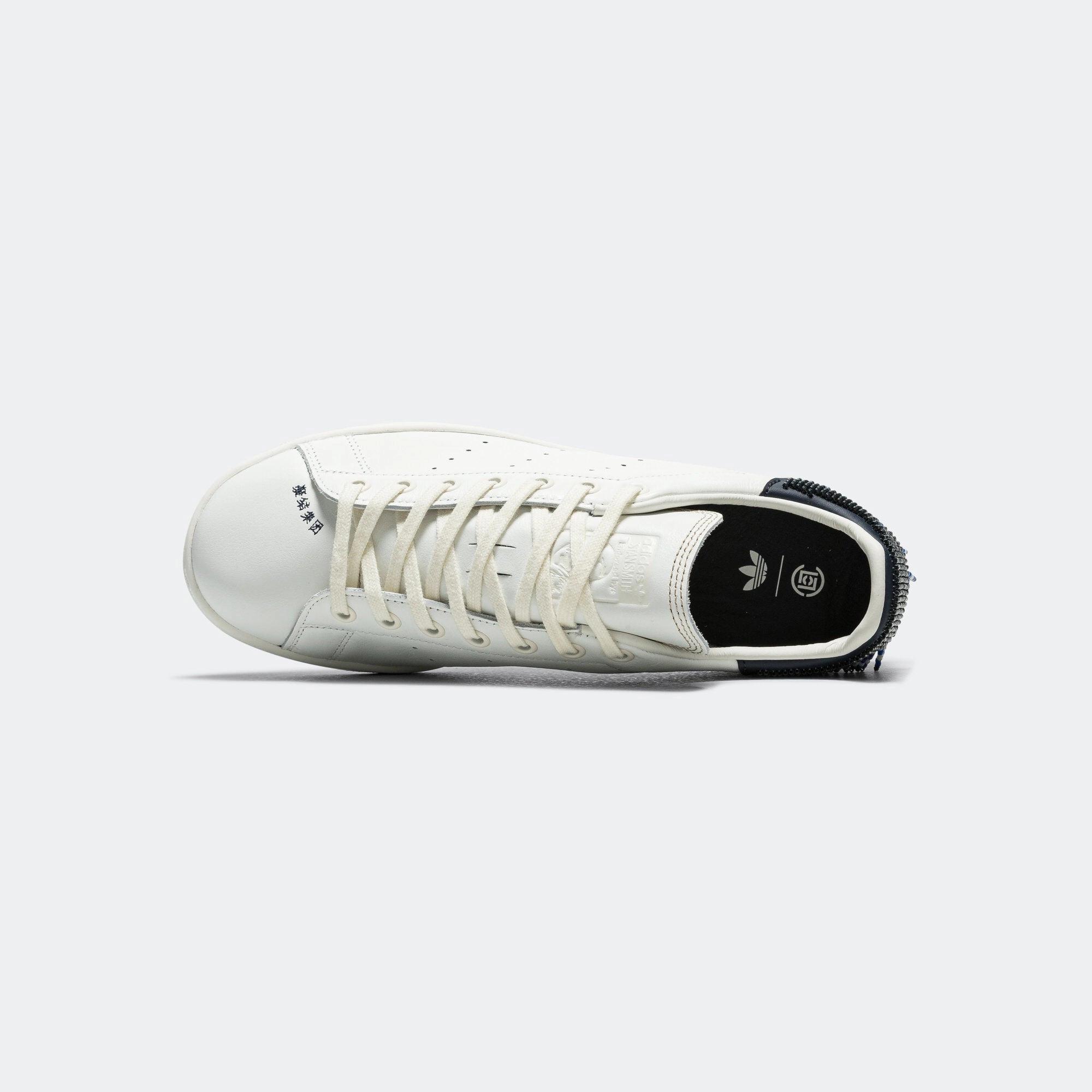 Stan Smith by Edison Chen x CLOT - Core White/Night Navy Adidas Lacrosse Shoes