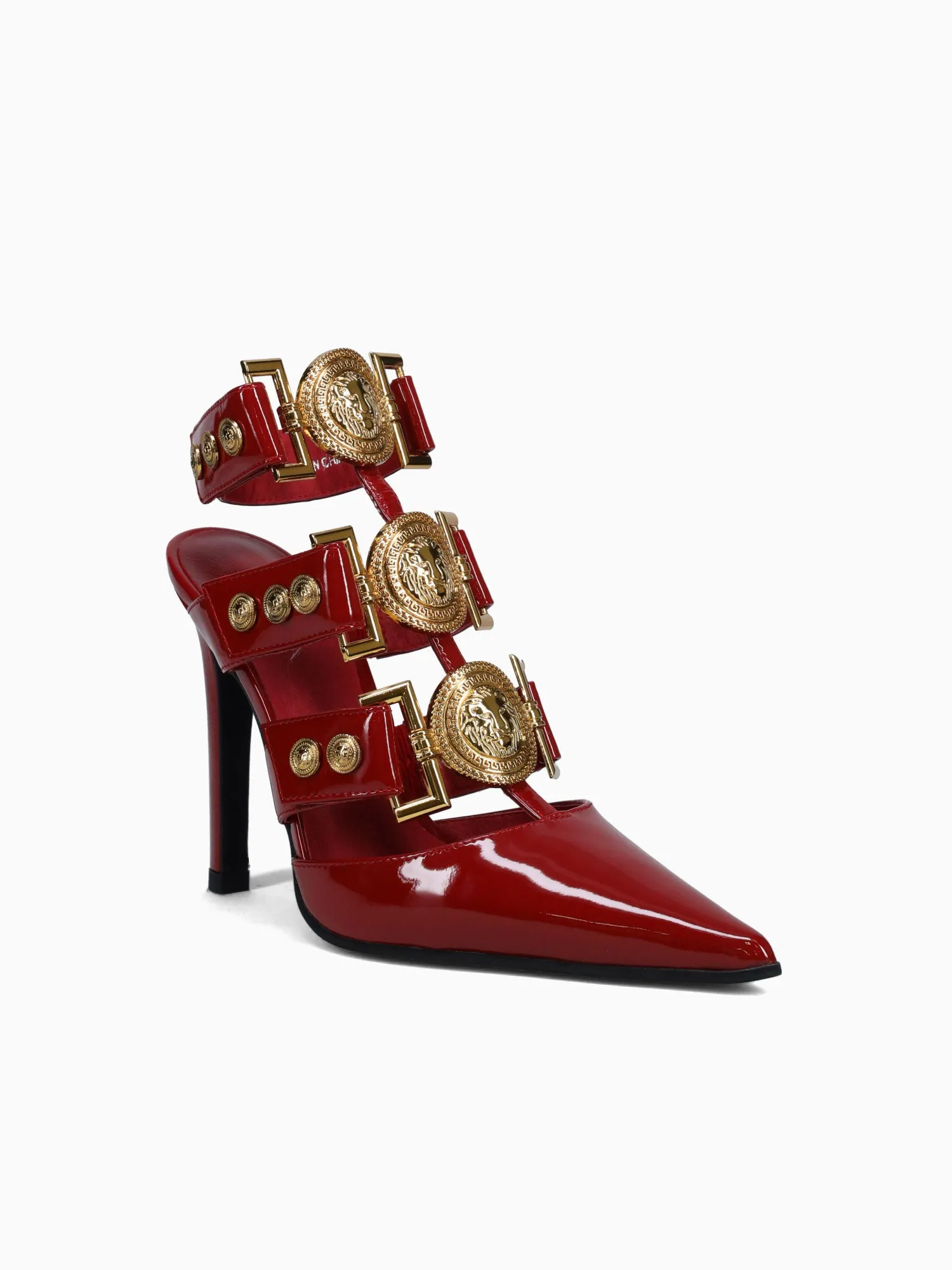 Lionness Red Patente Air Max Dn Casual Shoes