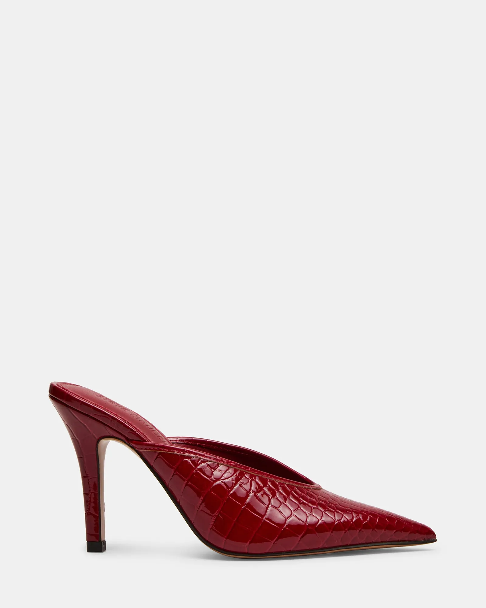 LITA RED CROCODILE High Heel Mary Janes