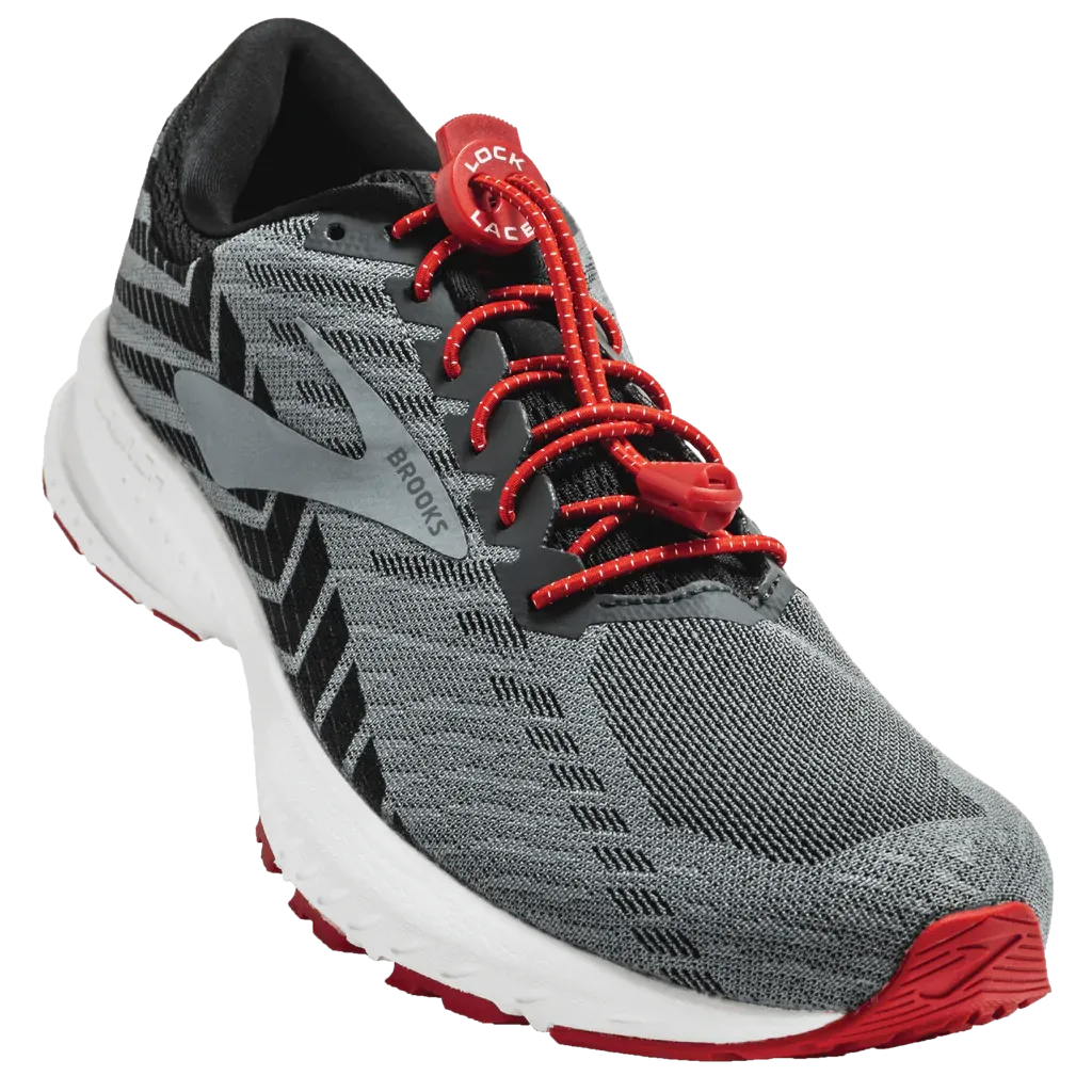 LOCK LACES RED Lightest Casual Shoes