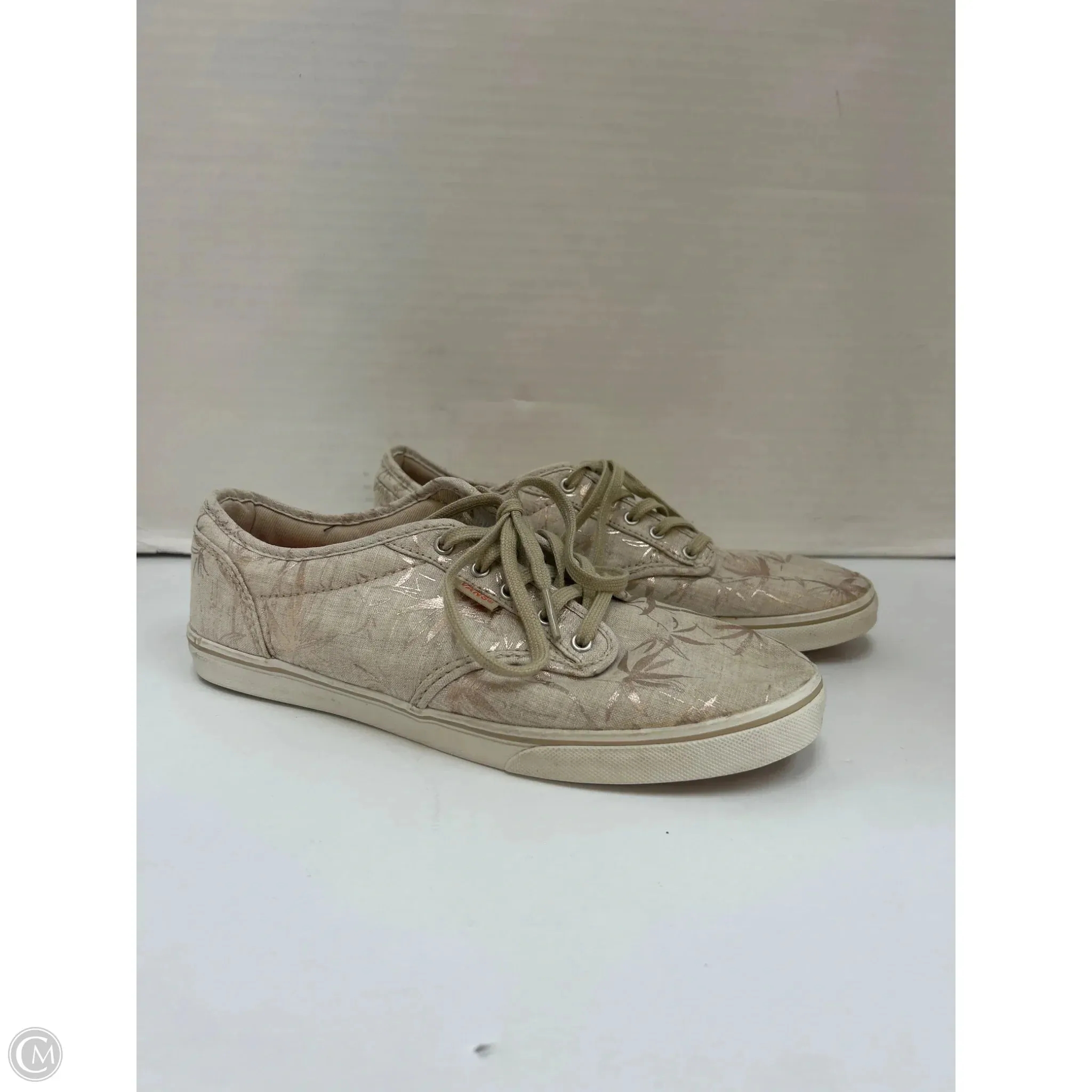 Shoes Sneakers By Vans In Gold, Size: 8.5 Casual Shoes Ebay