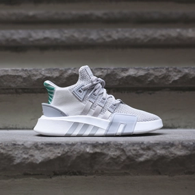 adidas Originals Junior EQT Basketball ADV - Grey / White Adidas Forum Shoes