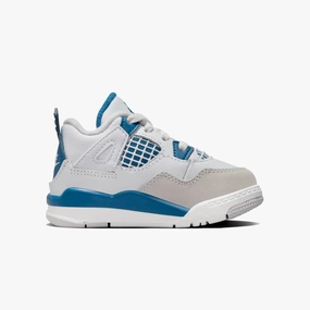 Back To School Sneakers Kid's Air Jordan 4 Retro "Military Blue" Toddlers