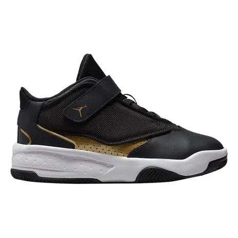 Sneakers With Paint Nike Kid's Jordan Max Aura 4 Shoes - Black / Metallic Gold / White