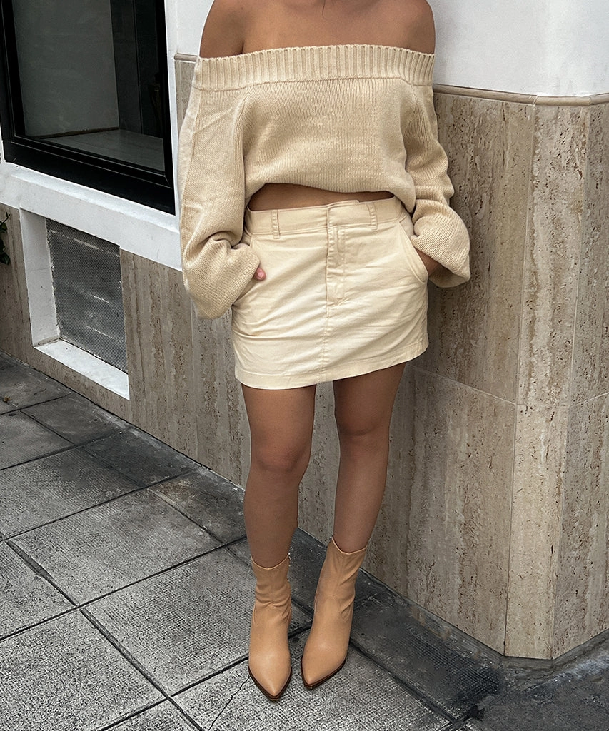 ARYA BOOTS TAN STELLA - re:vita Square Toe Ankle Low Heel