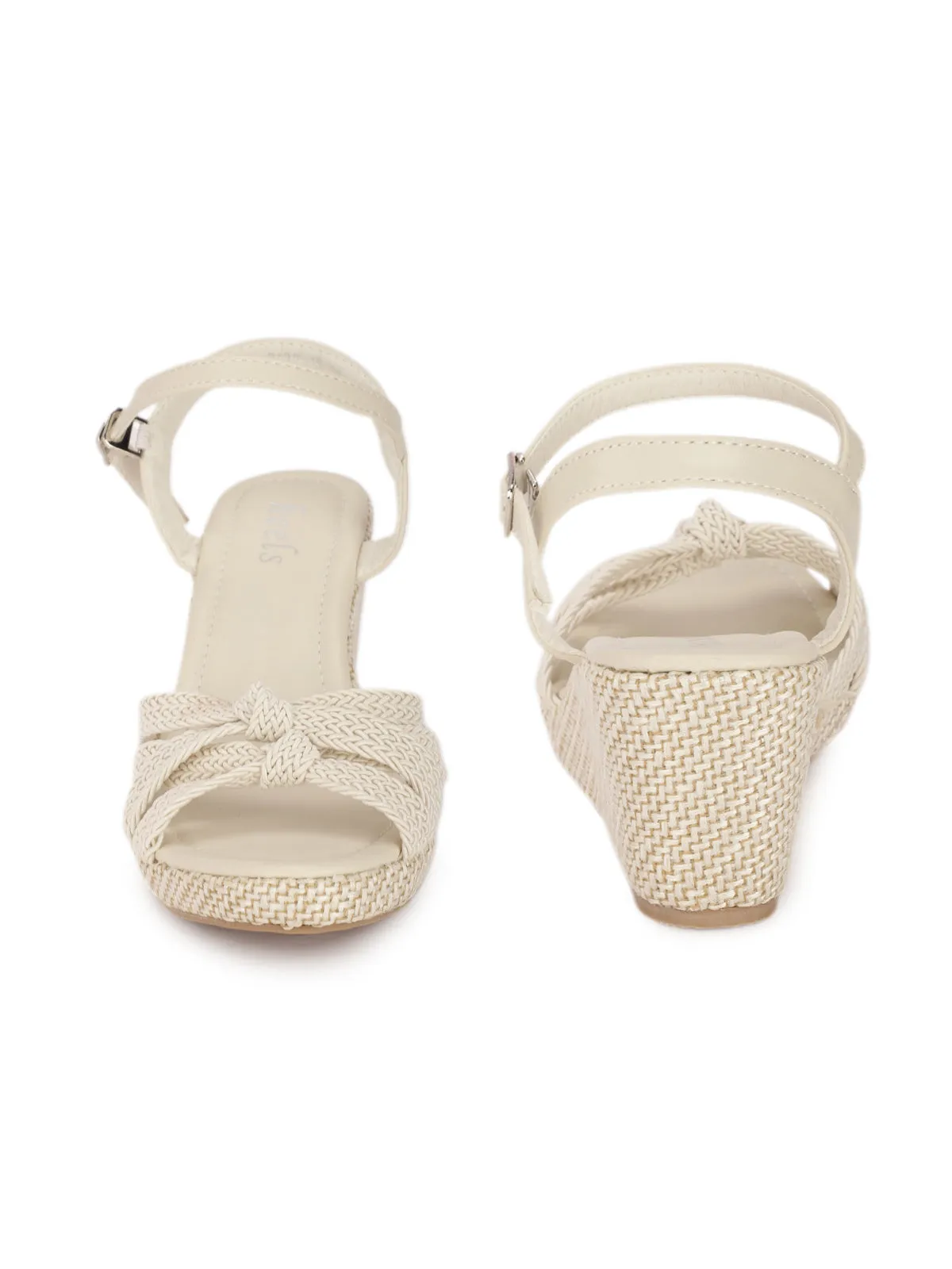 Lyra Crochet Jute Wedge Sandals Sandals Adilette