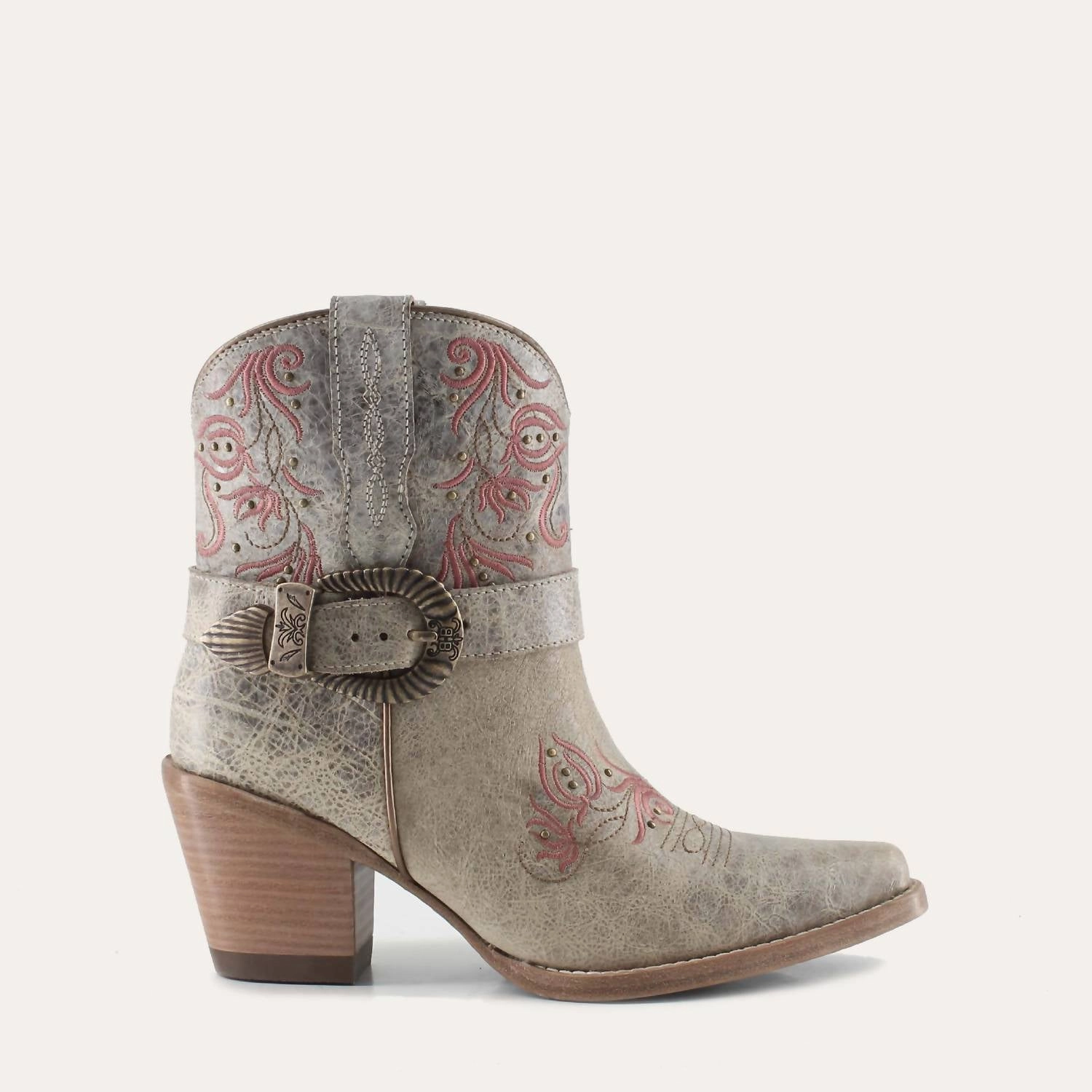 Forces Boots Madison Leather Cowgirl Boots In Sand
