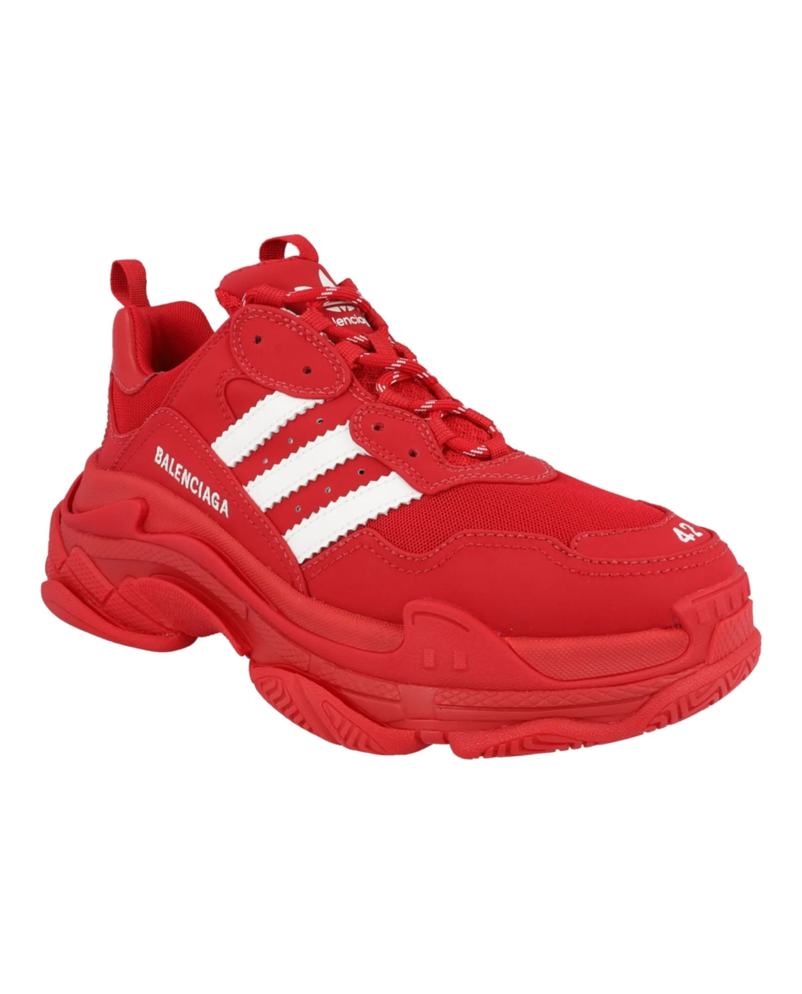 Balenciaga Adidas x  Triple S Sneaker Mens 712821-W2ZB2-6090 Casual Dress Shoes With Plantar Fasciitis