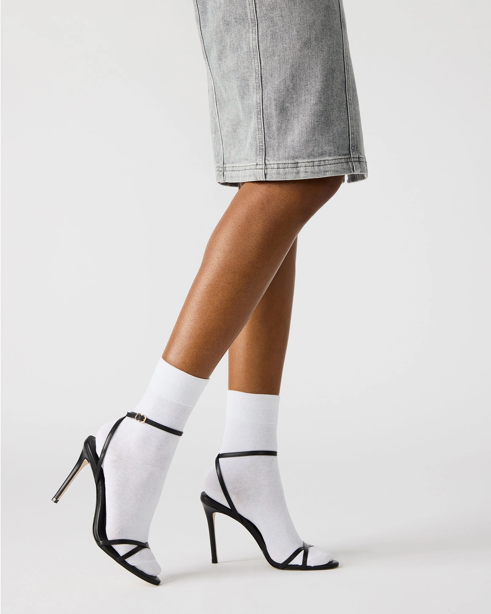 JYPSEY BLACK LEATHER Heel Protectors For High Heels On Grass