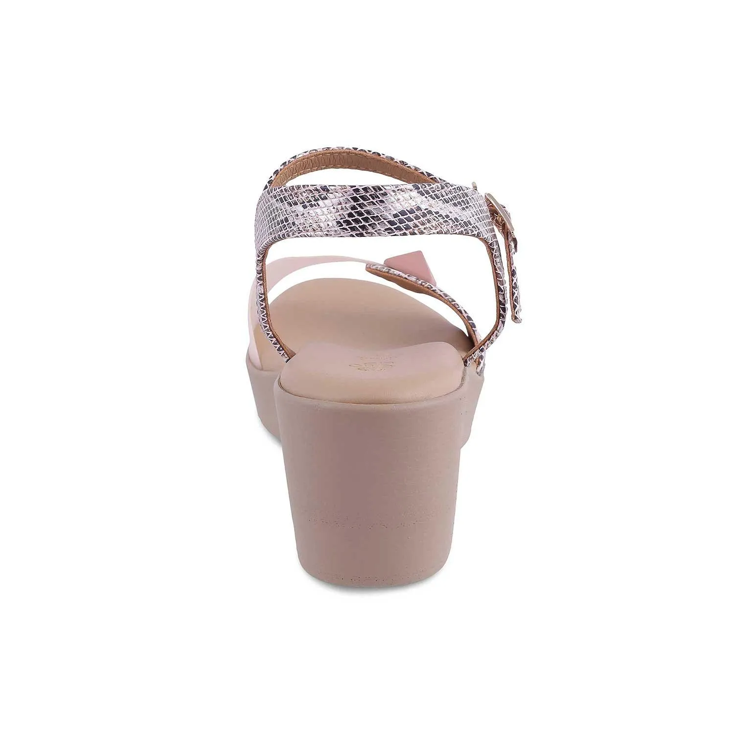 The Python Pink Women's Dress Heel Sandals Tresmode River Sandals