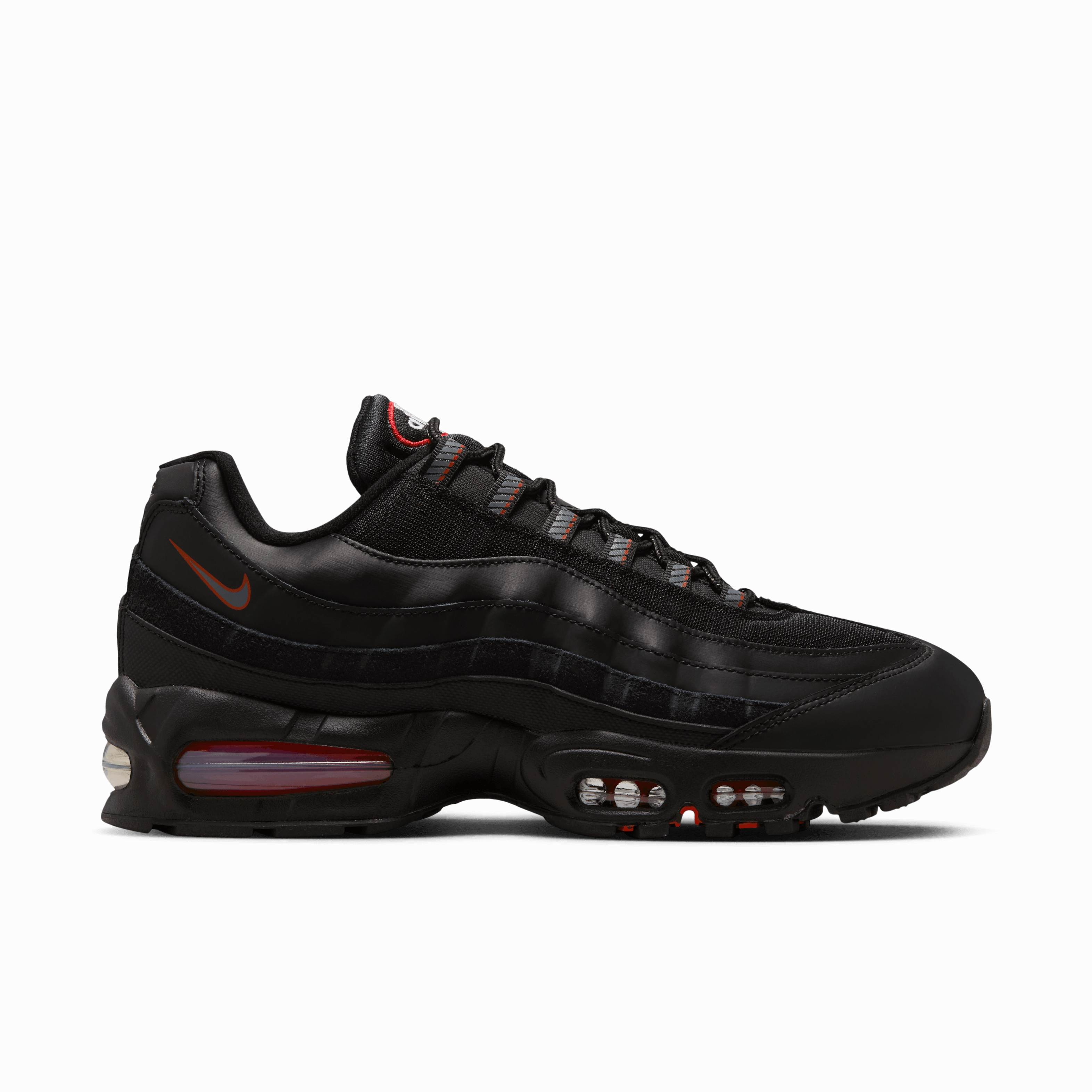 Foot Locker Nike Shoes Men's Air Max 95 OG Big Bubble "Black Red"
