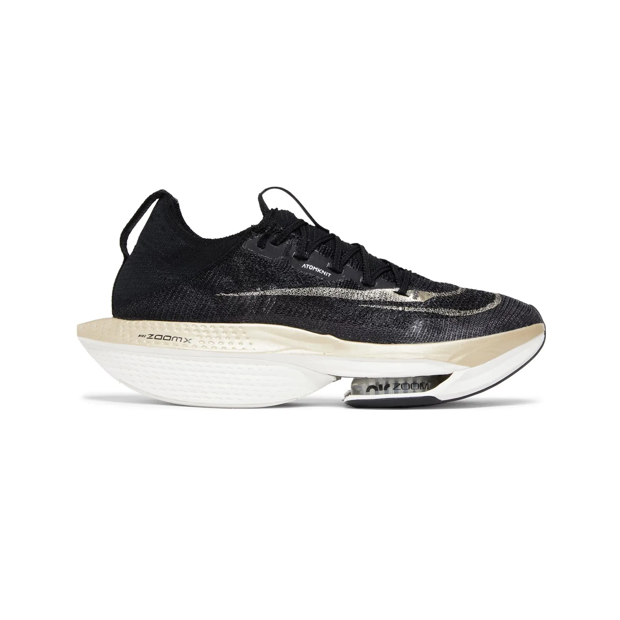 Nike Air Zoom Alphafly NEXT% 2 'Black Metallic Gold Grain' Women's (2023) Club 5v5 Casual Shoes