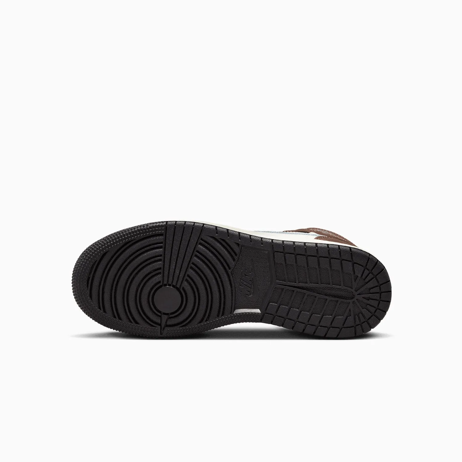 Ross Dress For Less Sneakers Kid's Air Jordan 1 Mid SE "Brown Blue Grey" Grade School