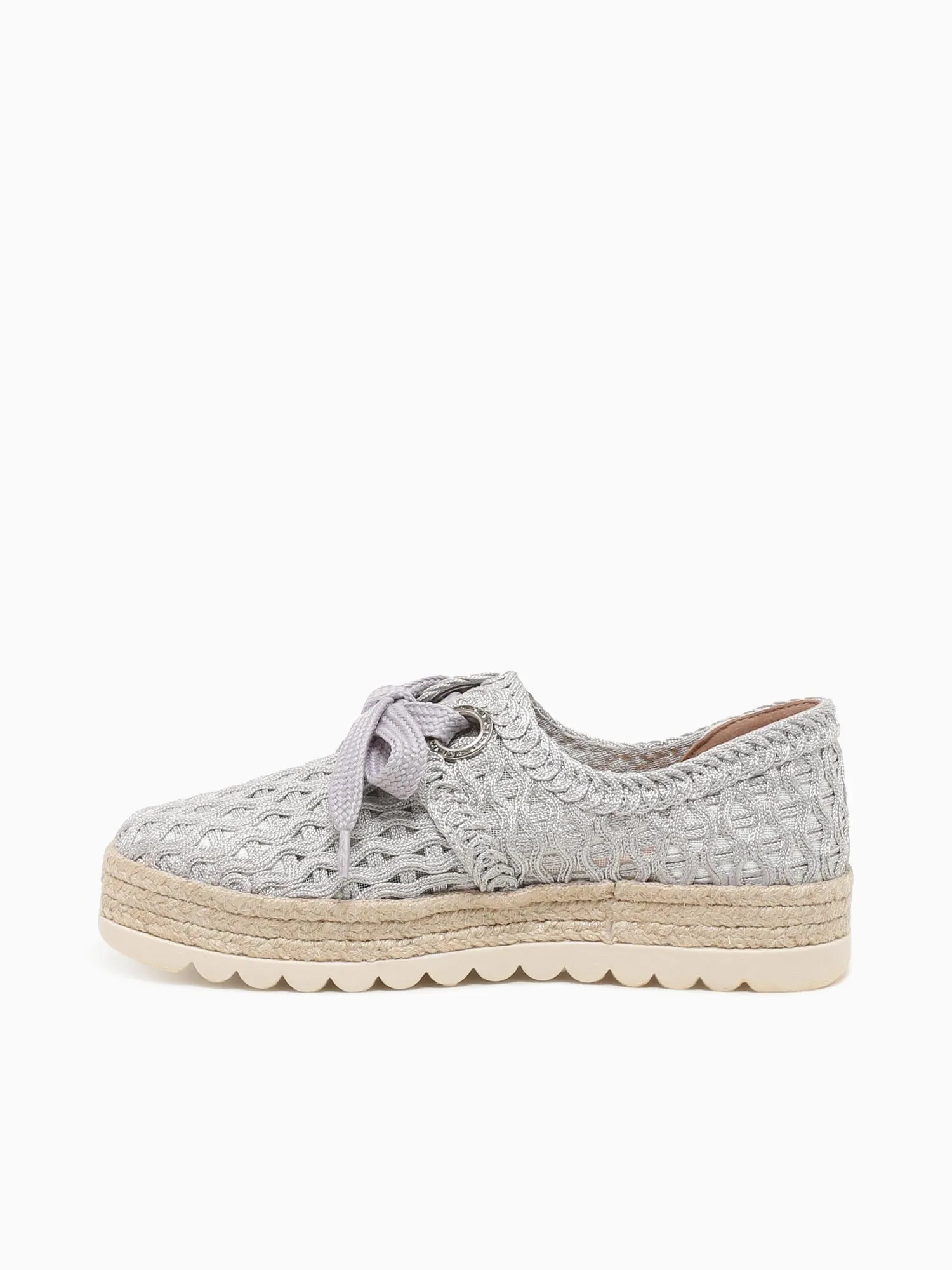 Casual Vs Sports Shoes Mairin Silver Weave