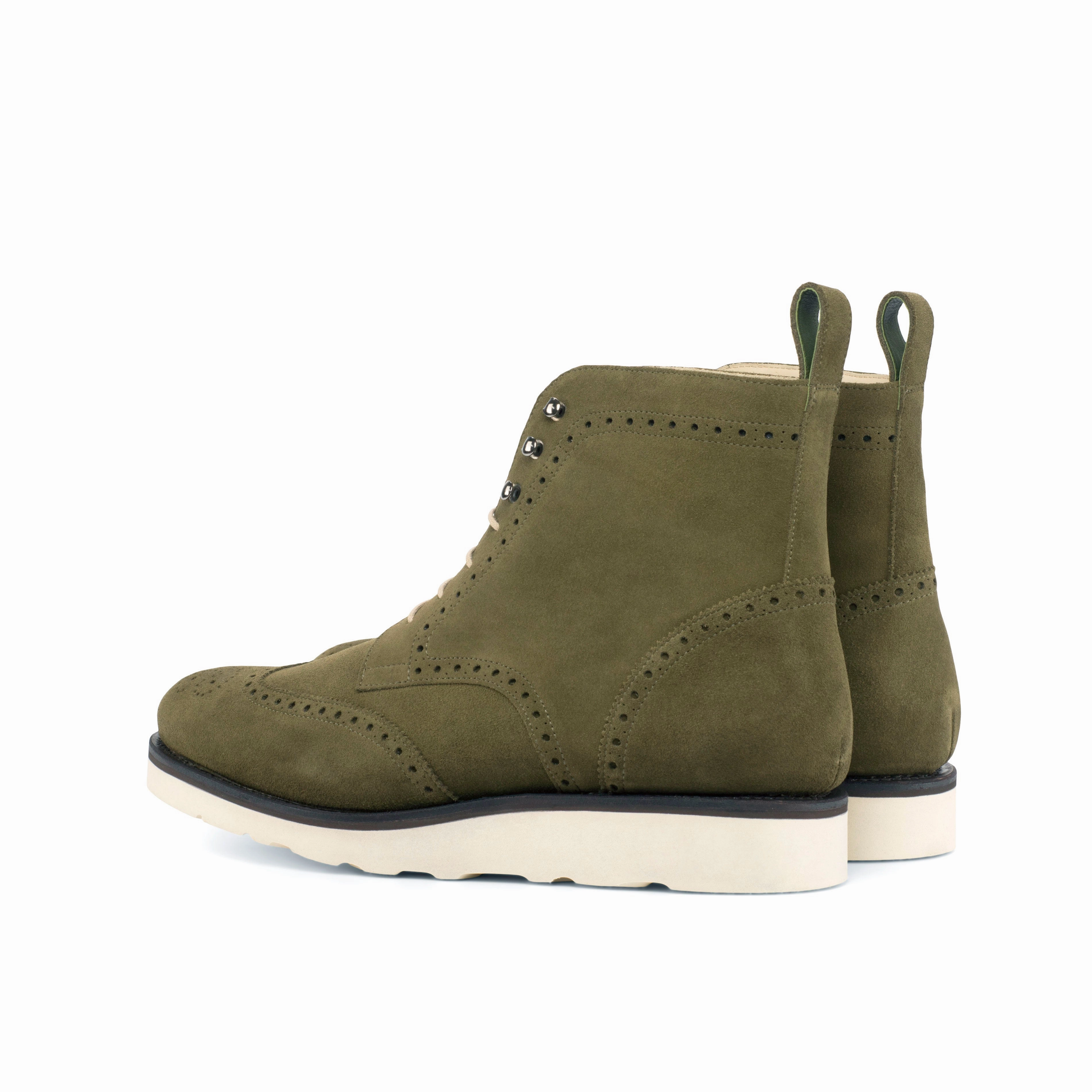 Ariats Boots Khaki Suede Brogue Boots