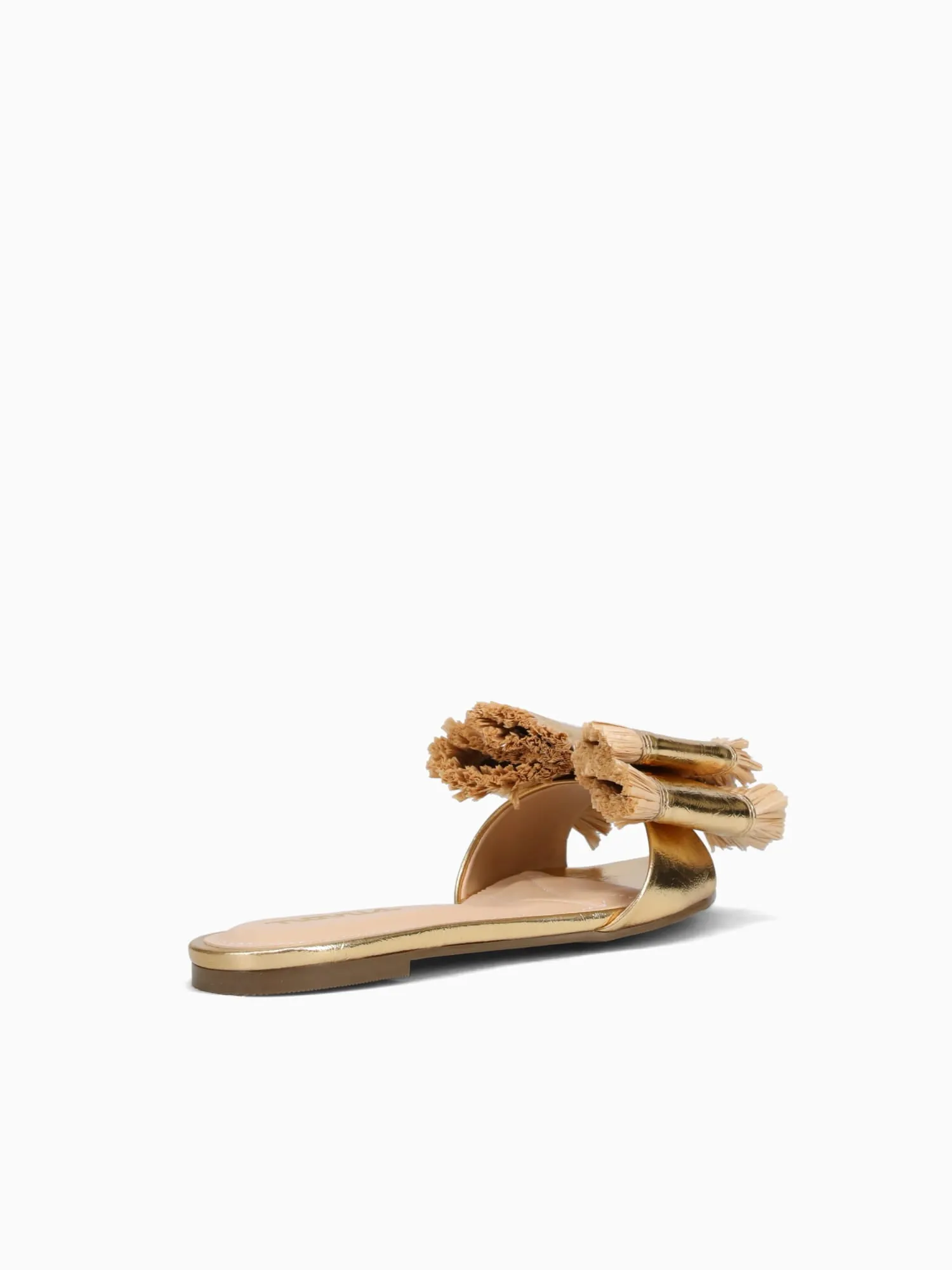 Casual Road Bike Shoes Makena Gold Natural reflexo