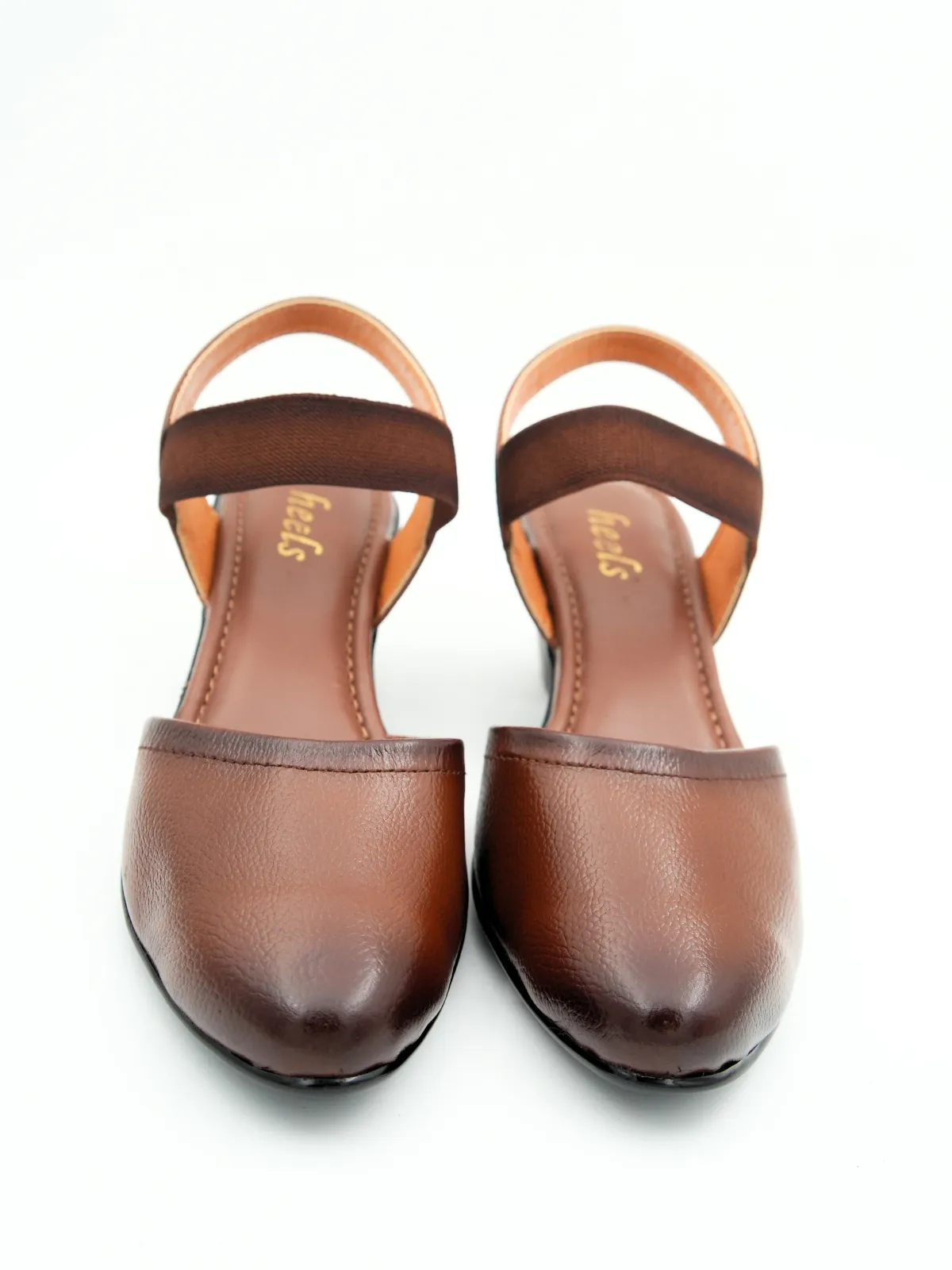 Marcia Leather Block Heel Pumps High Heels Pretty