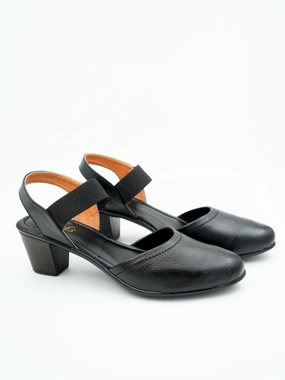 Patent Platform Heel Shoes Marcia Leather Block Heel Pumps