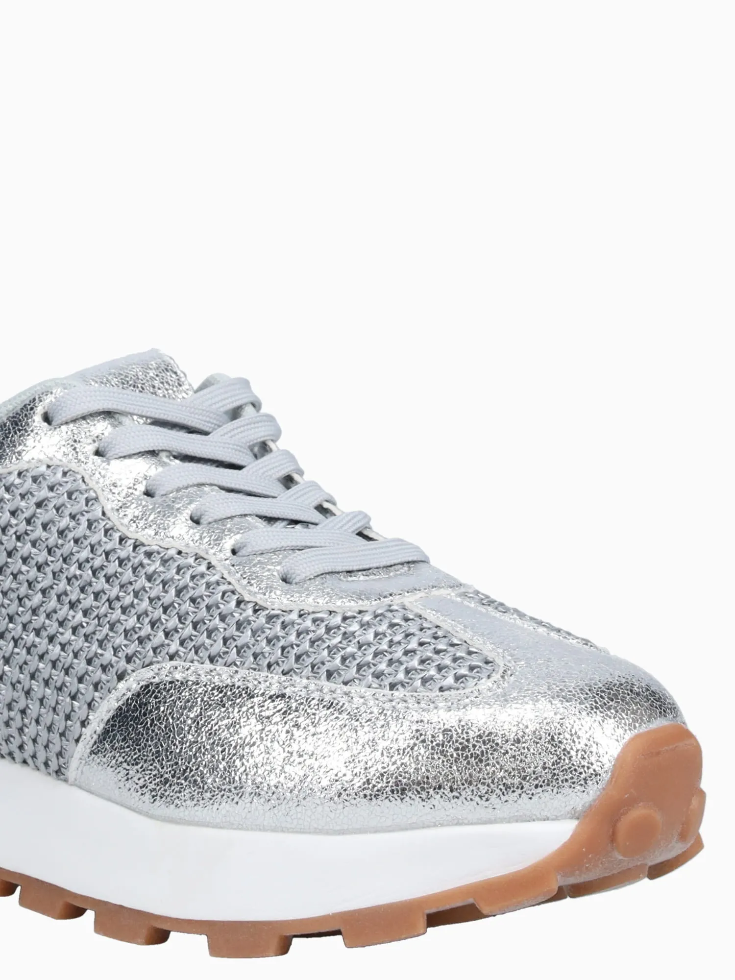 Semi Casual Dress Shoes Margaret Silver Knit