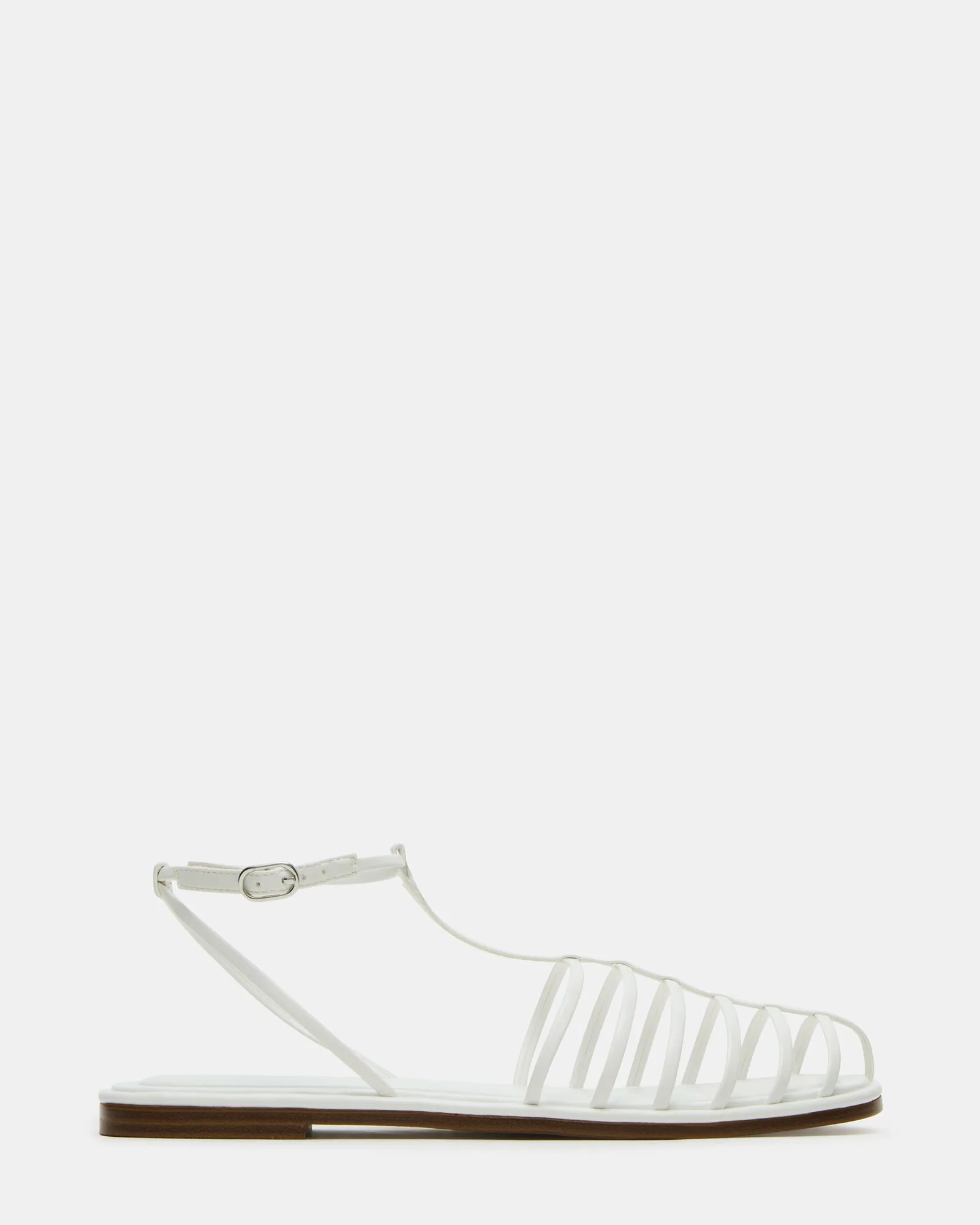 Madrid Big Buckle Eva Sandals MARIN WHITE