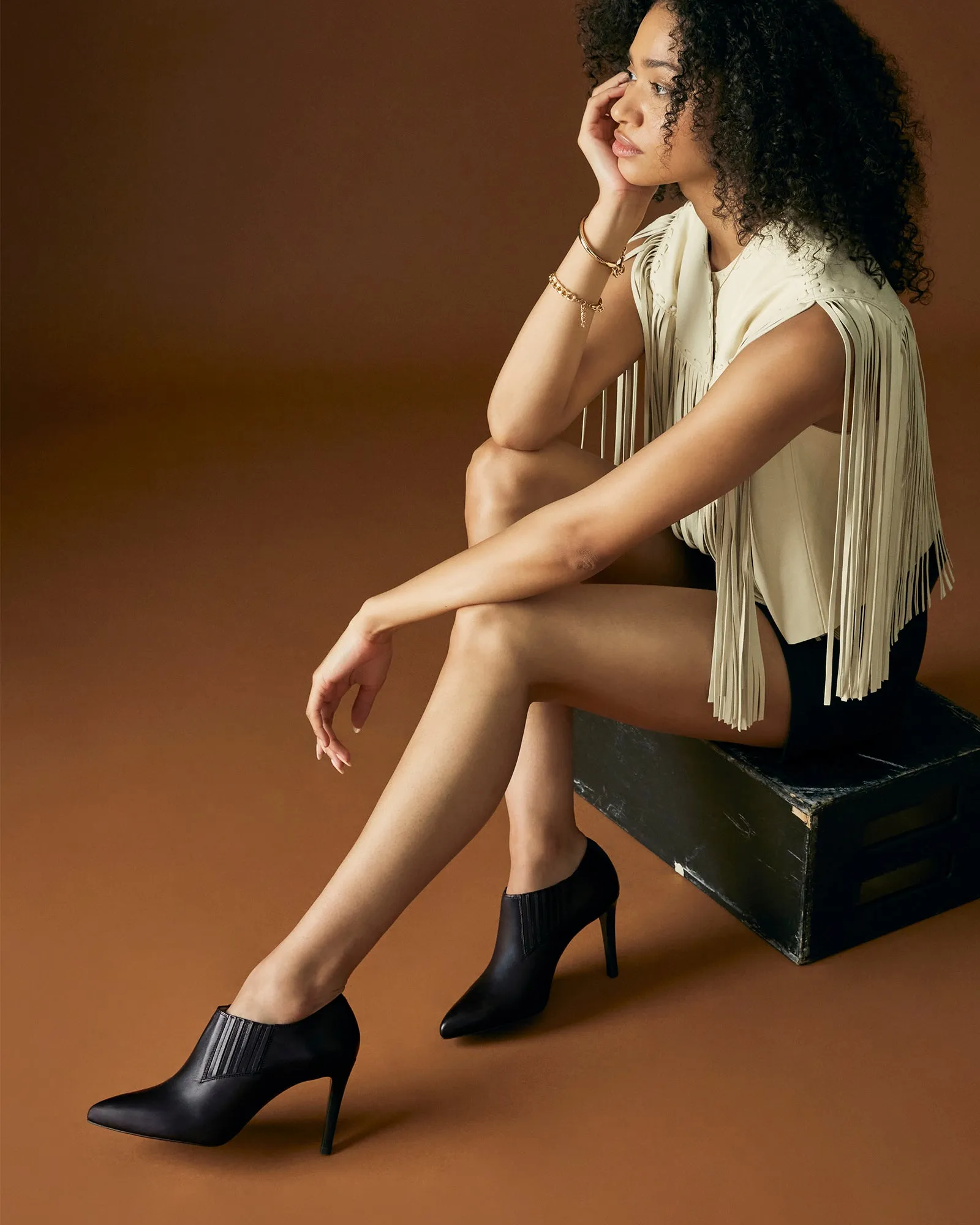 Ugg Boots Of Australia Marisol 90: Black Calf