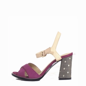 High Heels Peach Sandra Retro Heels