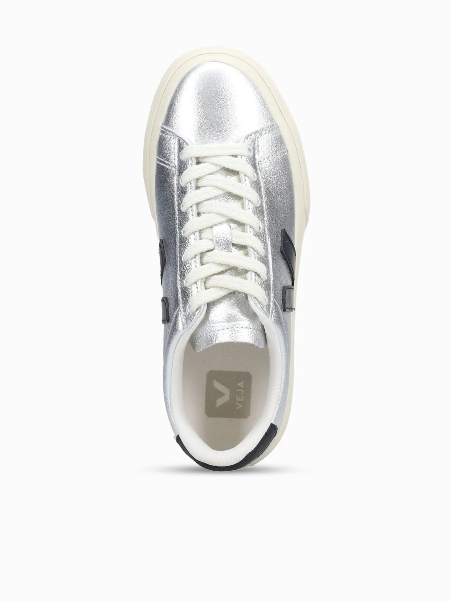 Silver Black O.t Leather Shoes Casual Brands